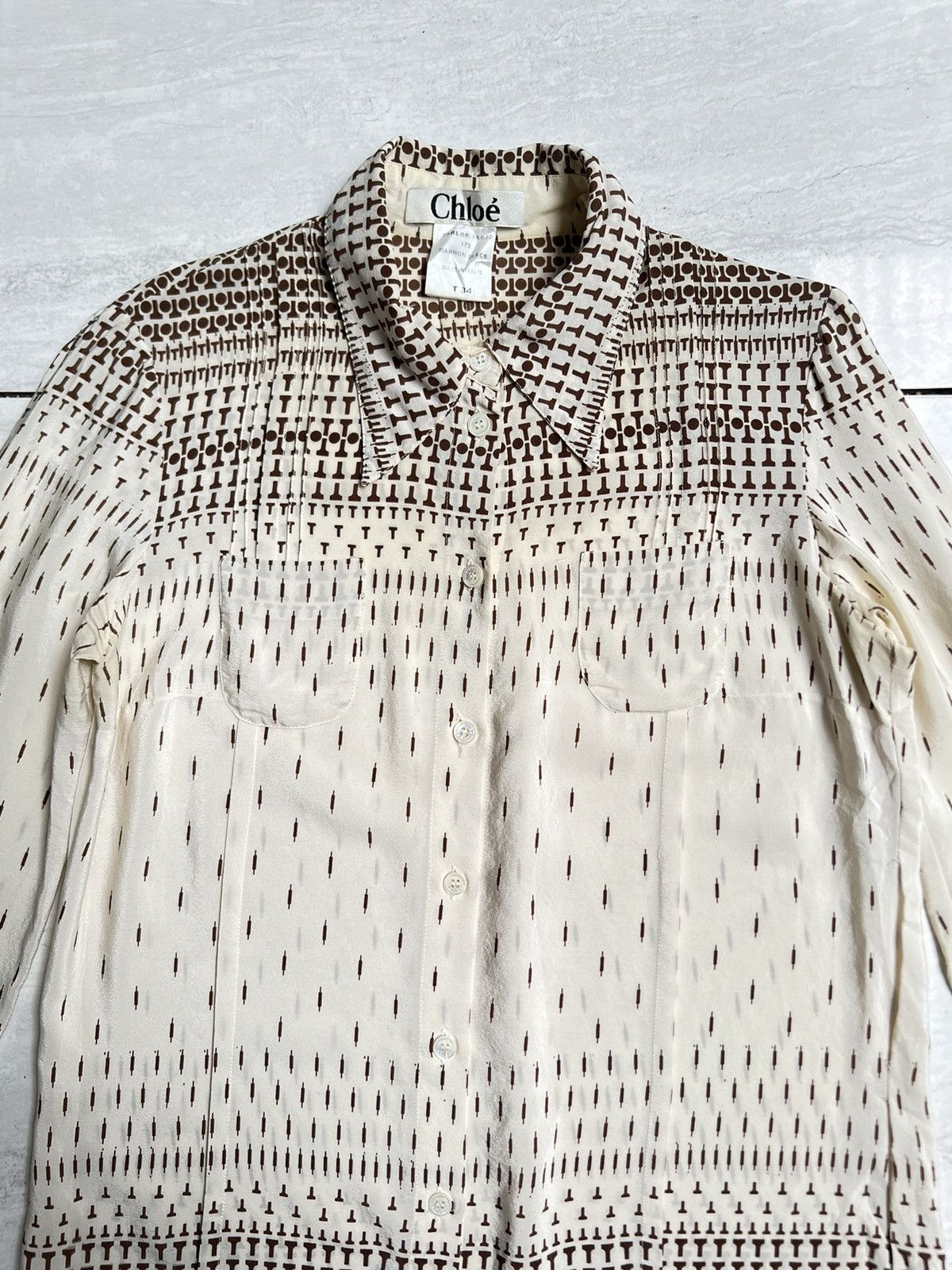 Chloe Chloe Motive Shirt Size XS / US 0-2 / IT 36-38 - 3 Thumbnail