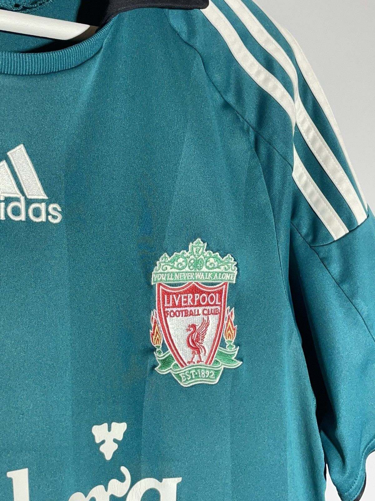 Adidas Liverpool FC Adidas 2008/09 Third Y2k Football Shirt Size US S / EU 44-46 / 1 - 4 Thumbnail