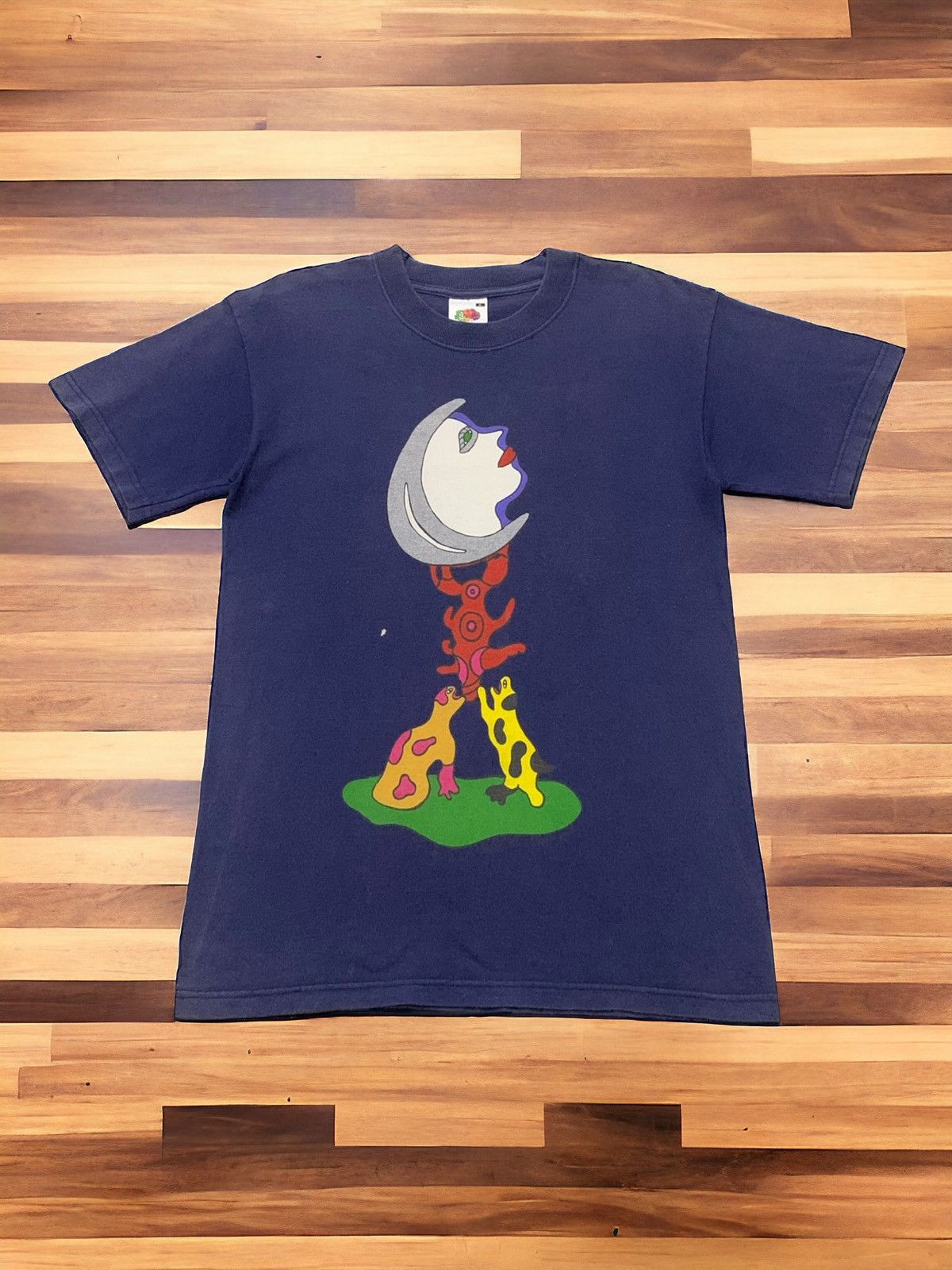 MoMA × Vintage Vintage 90s Illustration Art Graphic Moma Tshirt Size US S / EU 44-46 / 1 - 1 Thumbnail