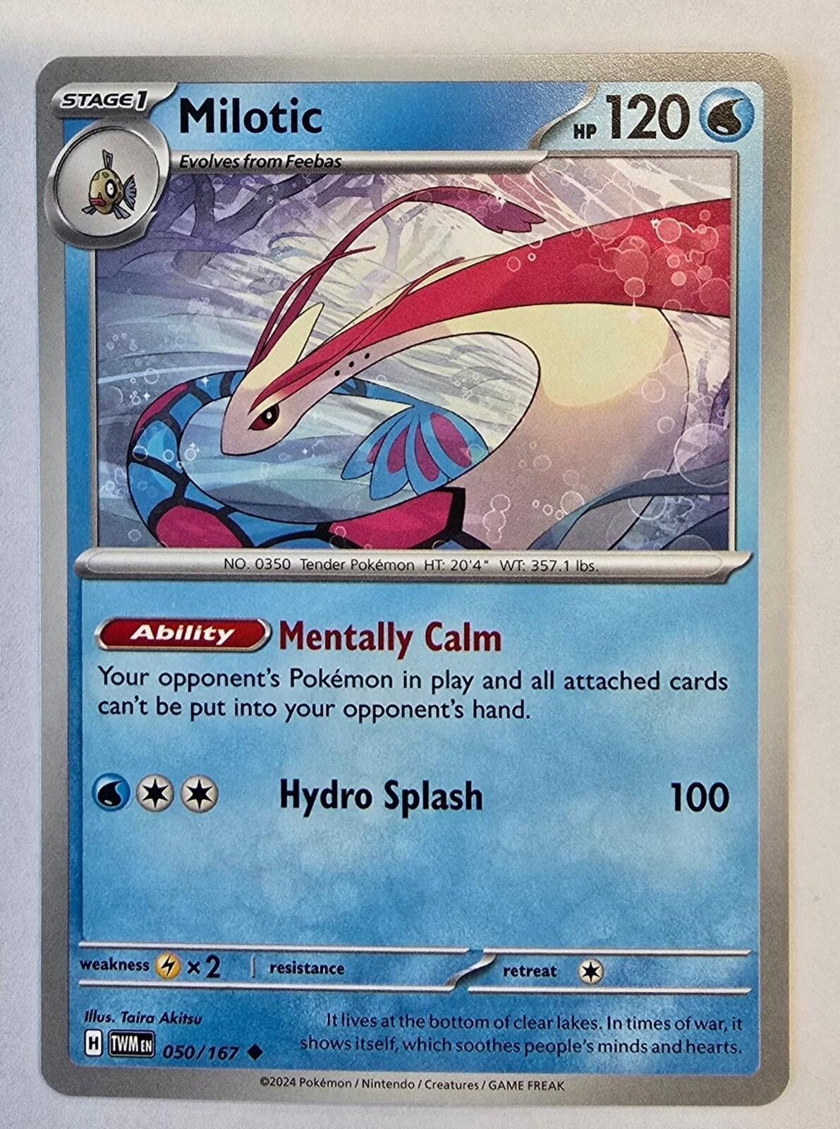 Pokemon Milotic #050/167 Size ONE SIZE - 1 Thumbnail