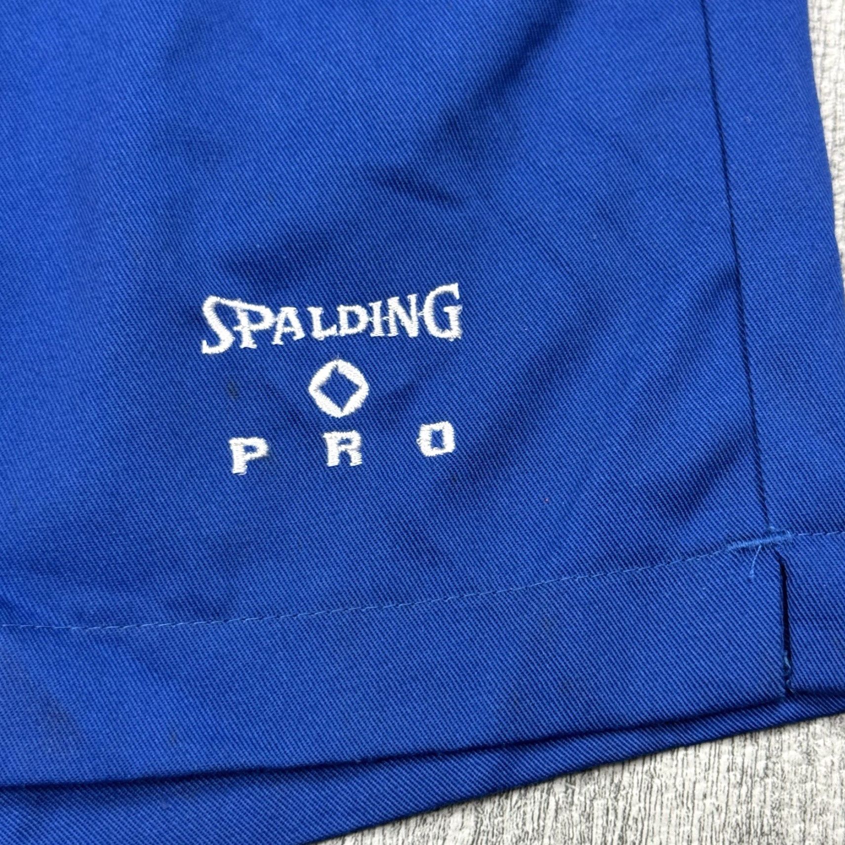 Spalding VINTAGE SPALDING PRO COACHES GYM SHORTS TENNIS BLUE HIGH CUT 3" 36 Size US 36 / EU 52 - 4 Thumbnail