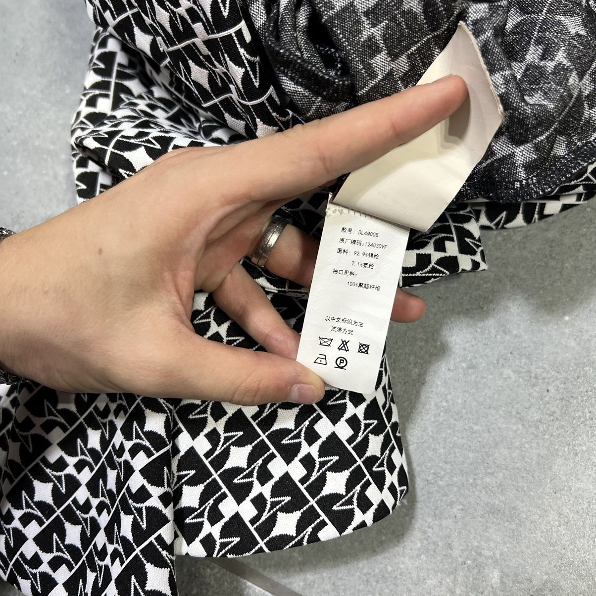 Diane von Furstenberg × Vintage Diane von furstenberg Jersey jacquard minidress Size XXS / US 00 / IT 34 - 9 Thumbnail