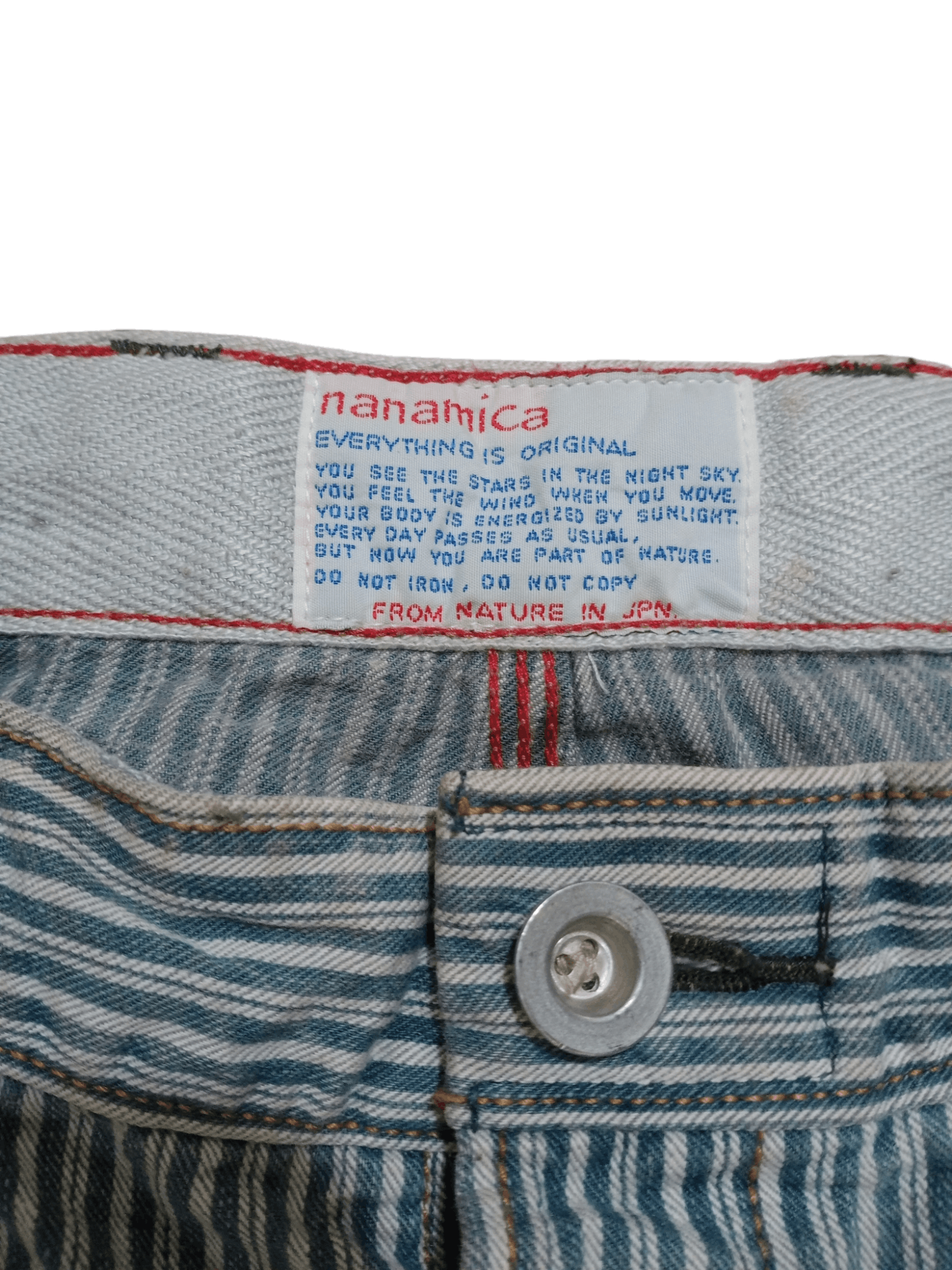 Nanamica Rare Vintage Nanamica Carpenter Hickory Jeans Size US 32 / EU 48 - 9 Thumbnail