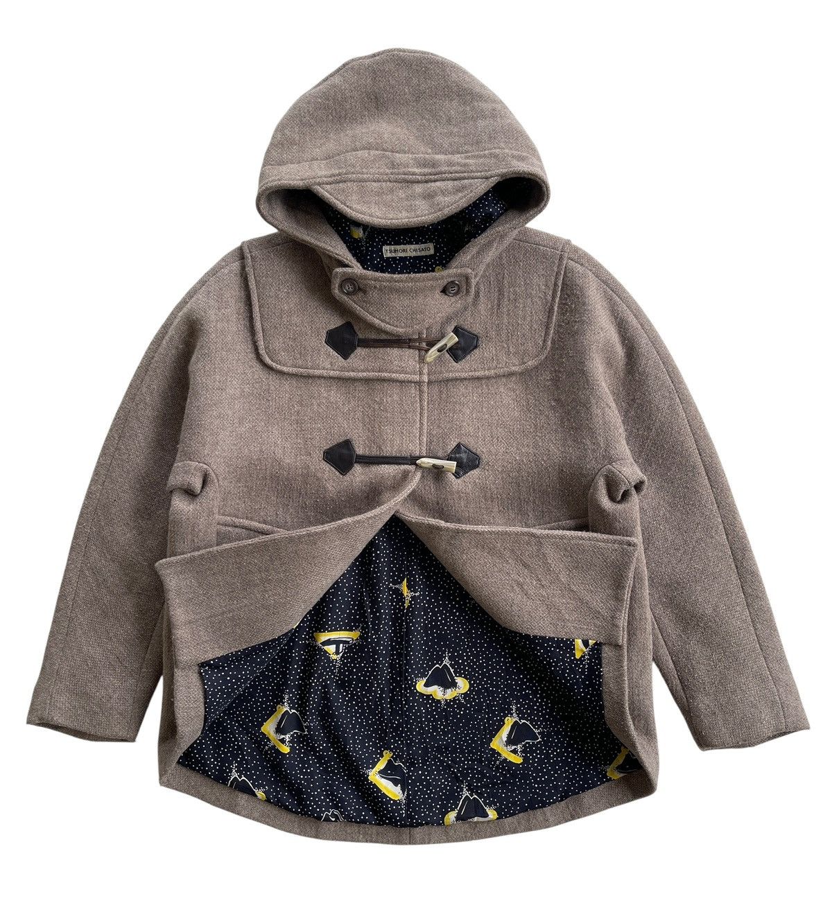 Issey Miyake Tsumori Chisato Wool Duffle Coat Size M / US 6-8 / IT 42-44 - 2 Thumbnail