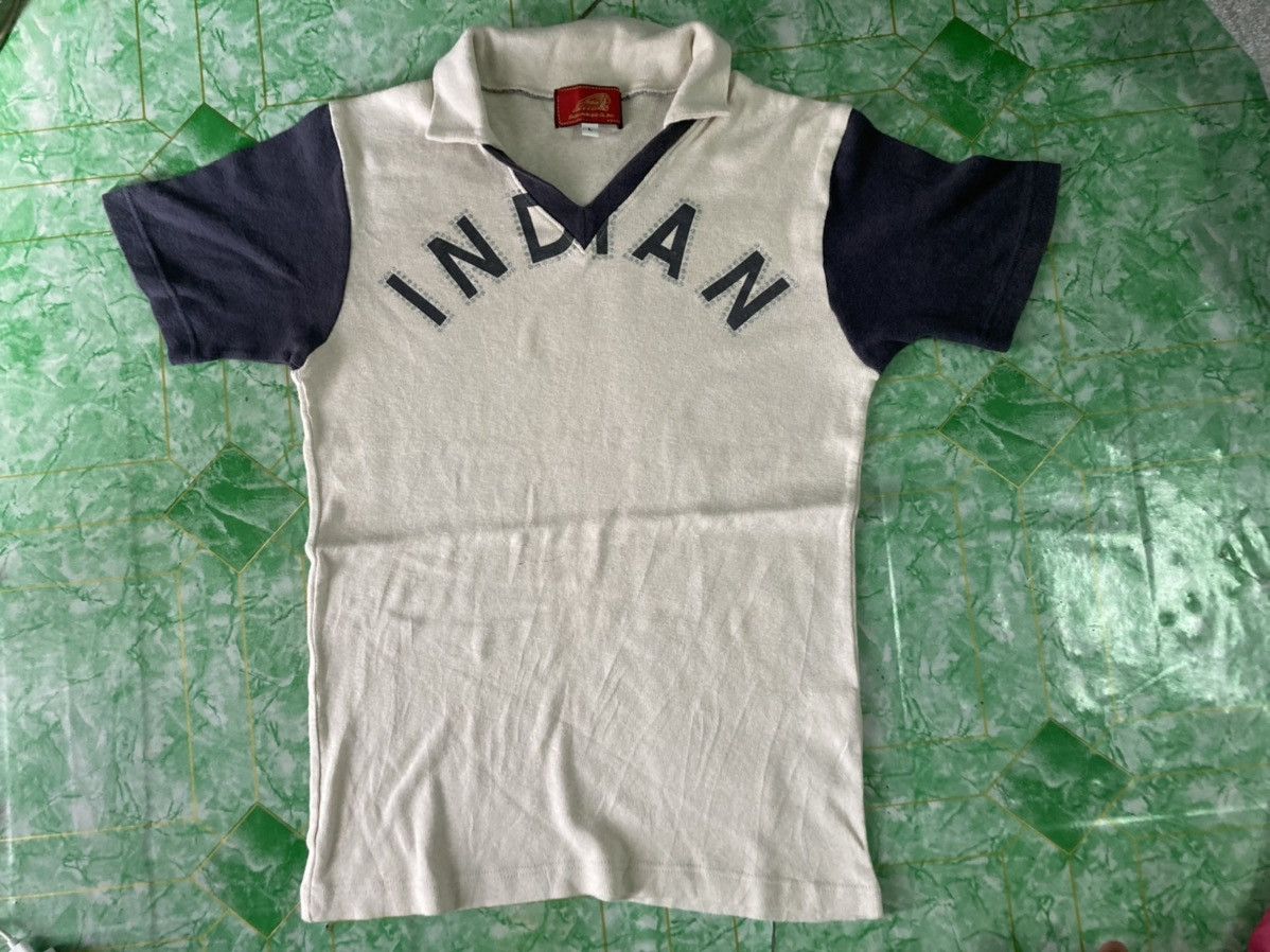 Indian Motorcycle × Vintage Vintage T-shirt Indian motet cycle Size S / US 4 / IT 40 - 1 Thumbnail