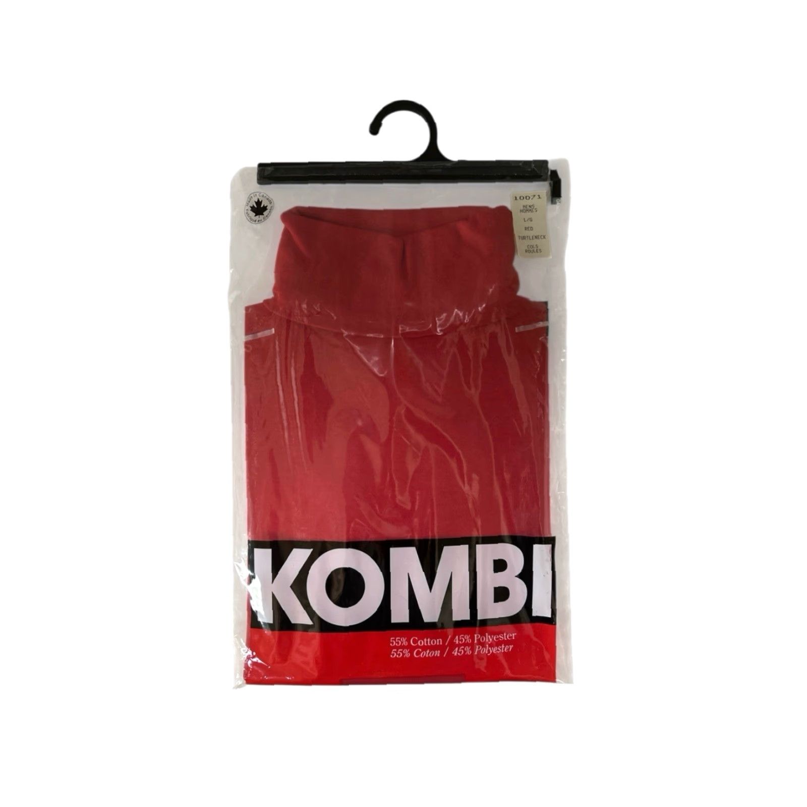 Vintage VINTAGE Kombi Turtleneck Shirt Mens L Red 90s Canada Deadstock NIP Long Sleeve Poly/Cotton Size US L / EU 52-54 / 3 - 2 Thumbnail