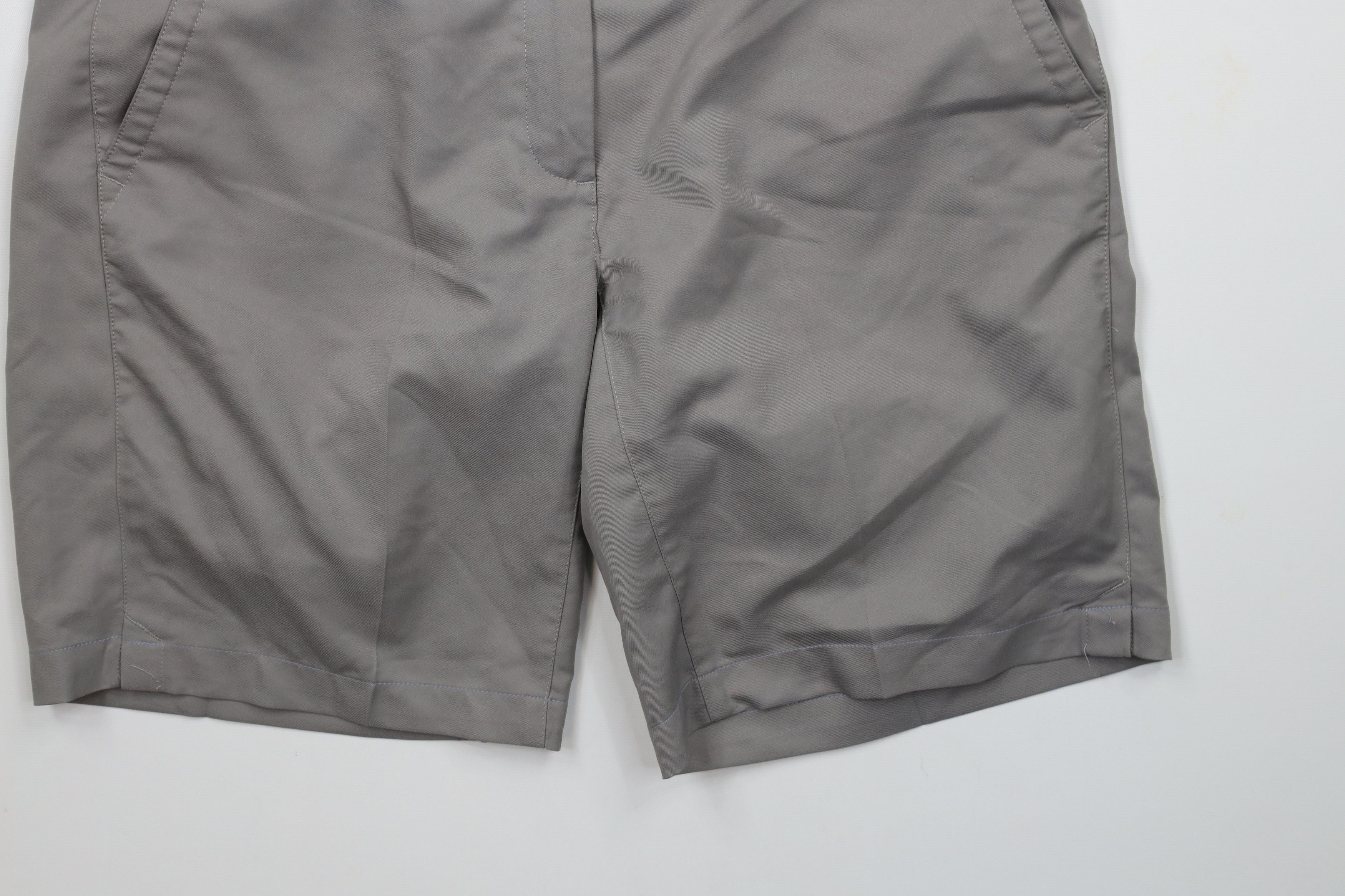 Nike × Vintage Nike Golf Tour Performance Flat Front Tech Chino Shorts Gray Size 32" / US 10 / IT 46 - 4 Thumbnail