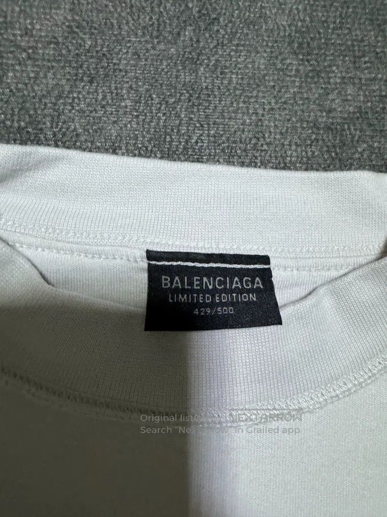 Balenciaga Balenciaga Pleated Distressed Short Sleeve Size US M / EU 48-50 / 2 - 3 Thumbnail