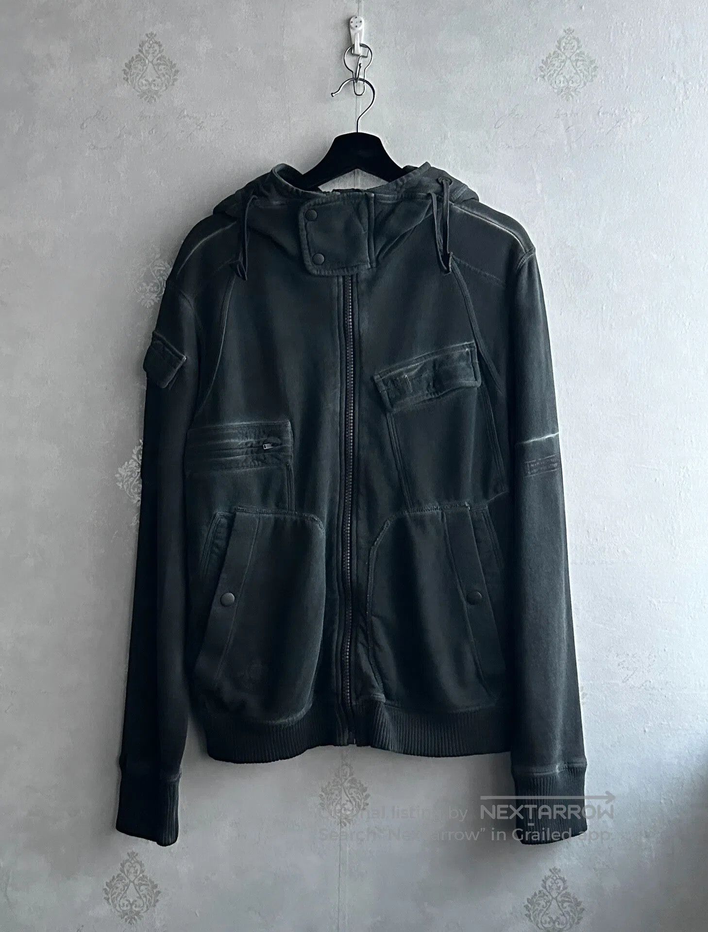 Diesel Diesel Soiled pocketed hooded jacket| Size US L / EU 52-54 / 3 - 2 Thumbnail