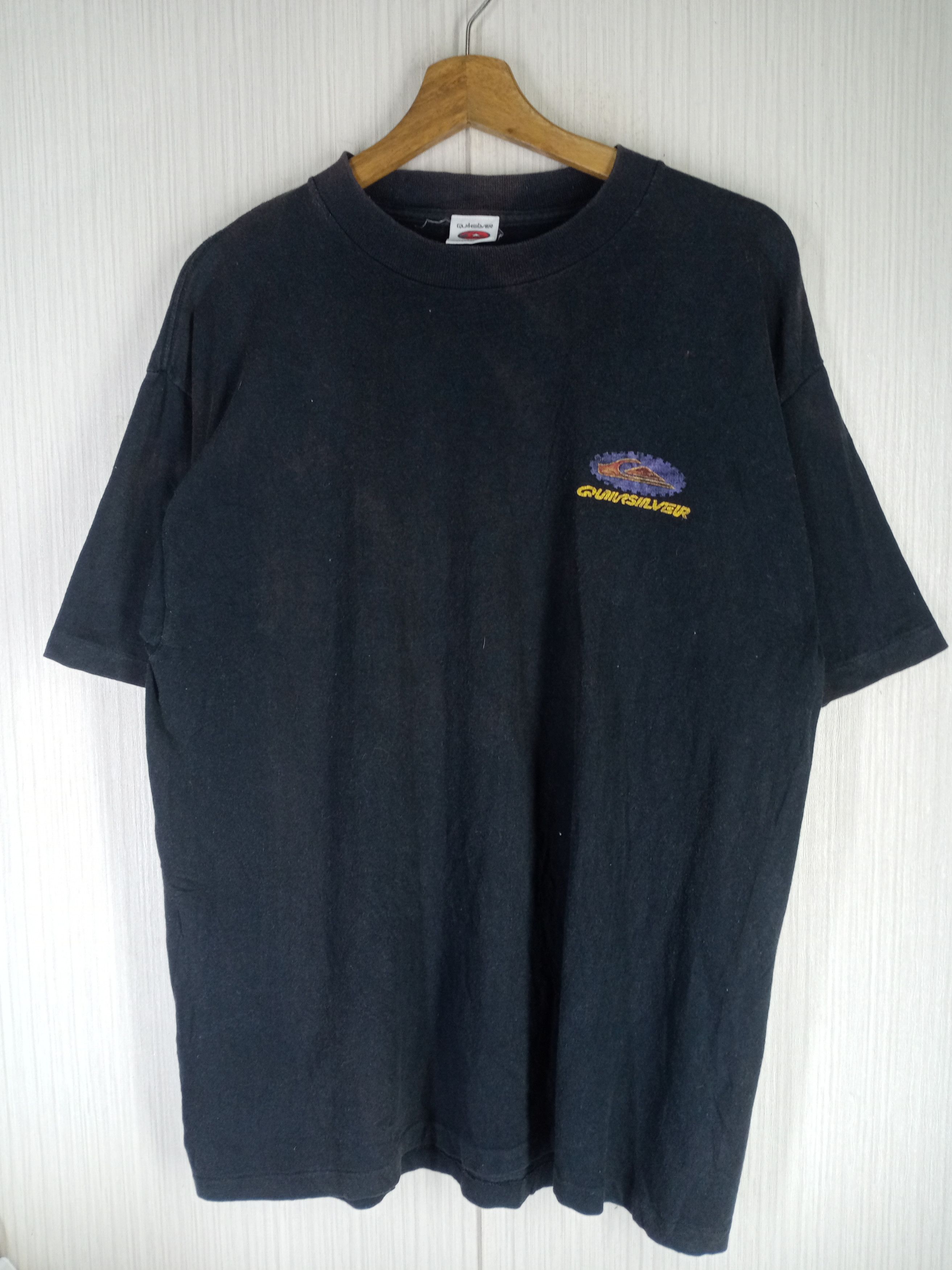 Quicksilver Rare Vintage 90s Quicksilver Internationals Big Logo Tshirt Size US L / EU 52-54 / 3 - 3 Thumbnail