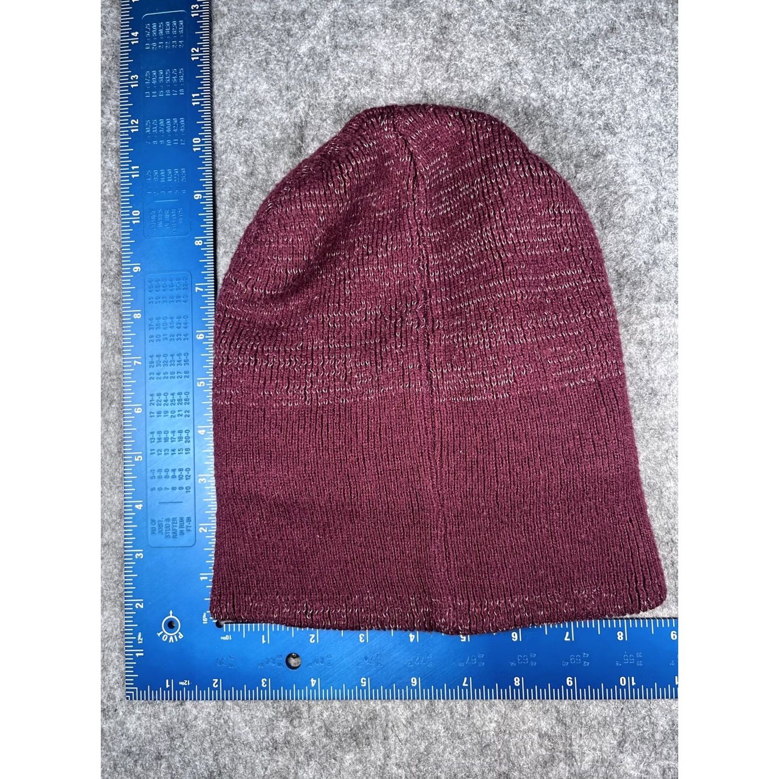 Vintage Swiss Tech Hat Beanie Mens One Size Red Knit Sherpa Lined Thermal Winter Outdoor Size ONE SIZE - 4 Thumbnail
