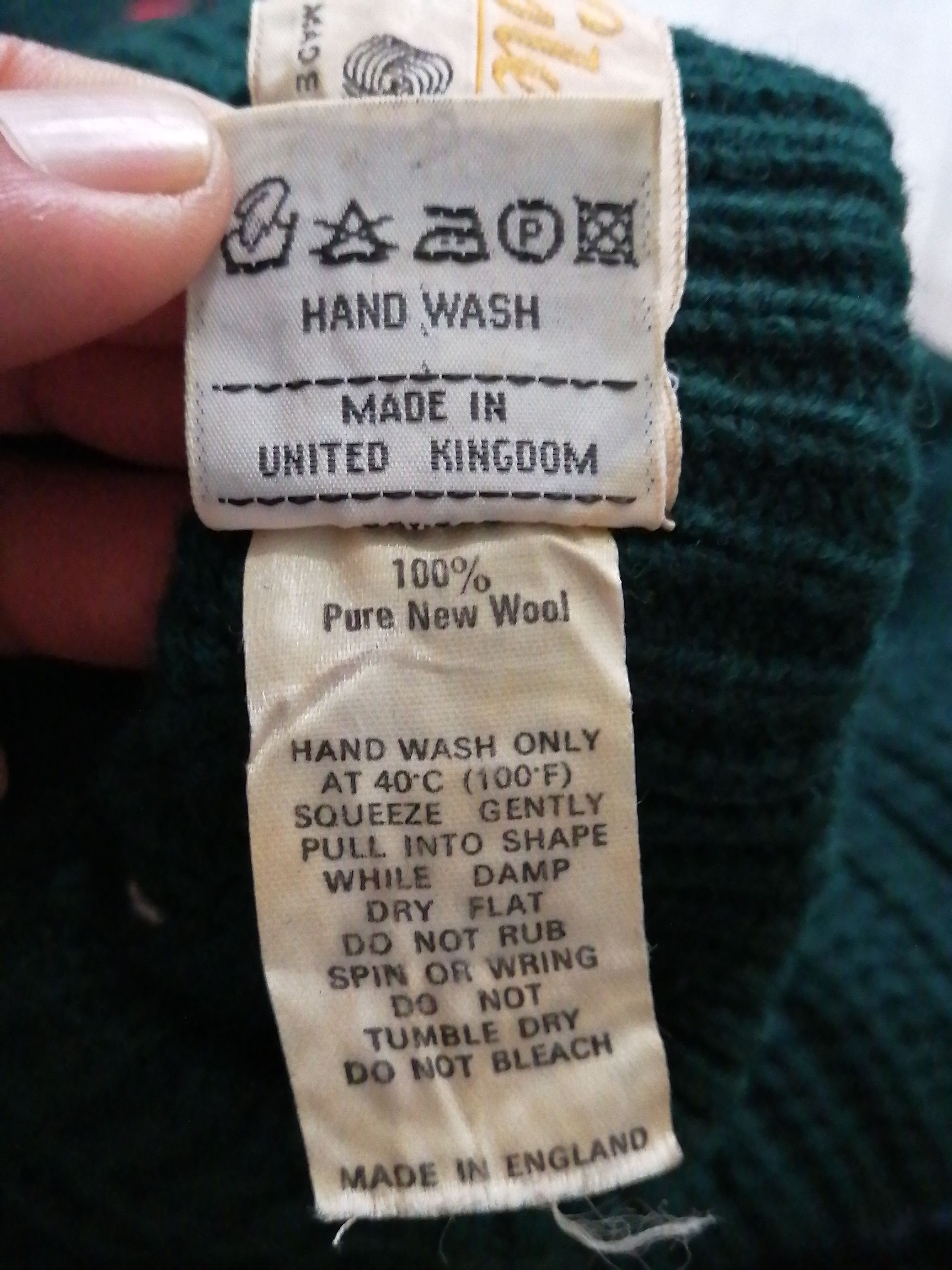 Other Glenross England Pure New Wool Sweater Size US L / EU 52-54 / 3 - 17 Thumbnail
