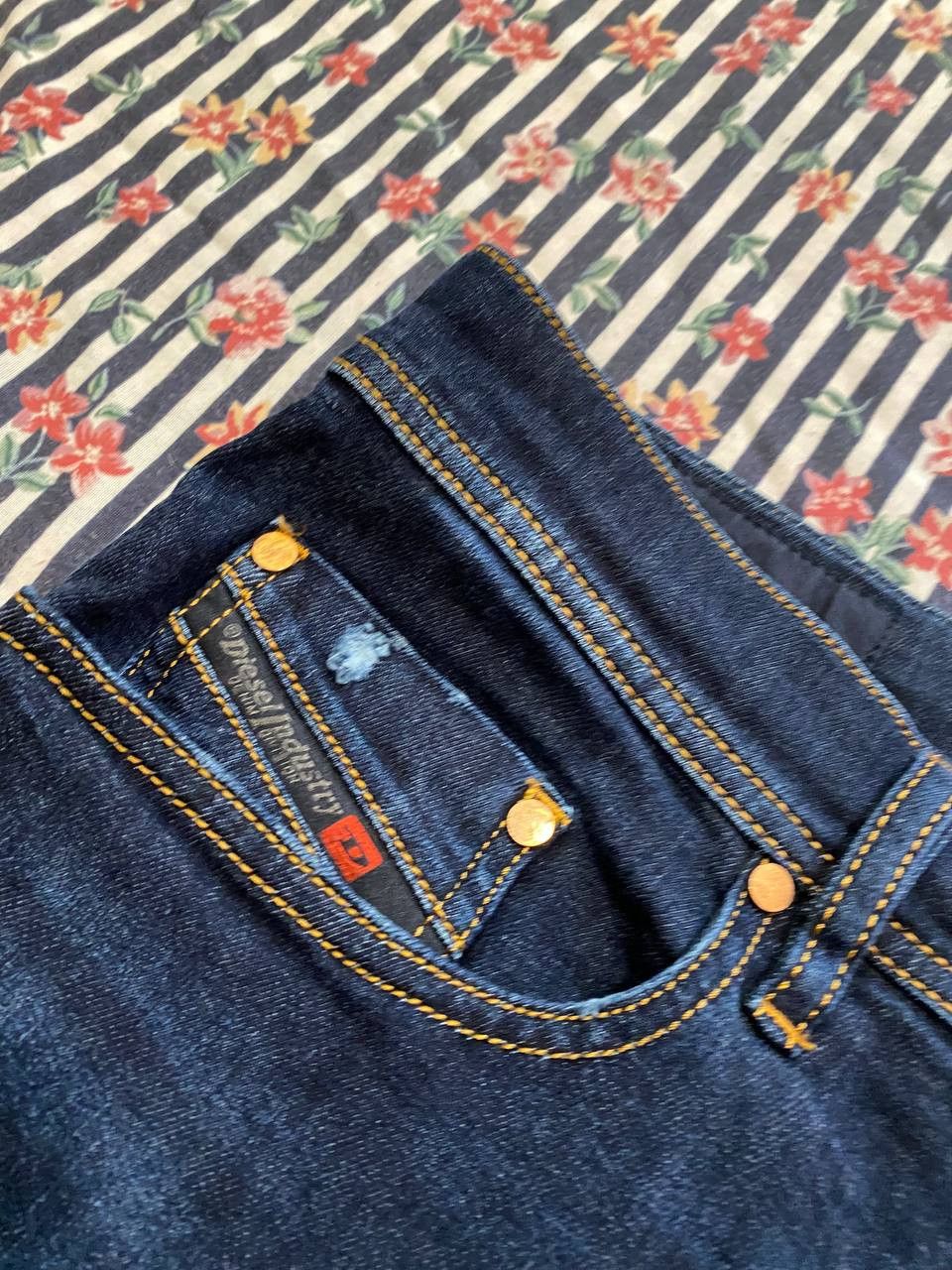 Diesel vintage jeans Diesel blue streetwear Y2K Size US 34 / EU 50 - 5 Thumbnail