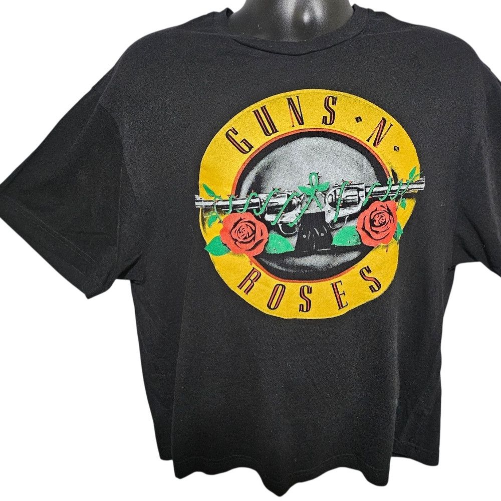 Zero Skateboards Zero F*cks Given Guns N Roses Oversize Black T Shirt Small/ Size US M / EU 48-50 / 2 - 2 Thumbnail