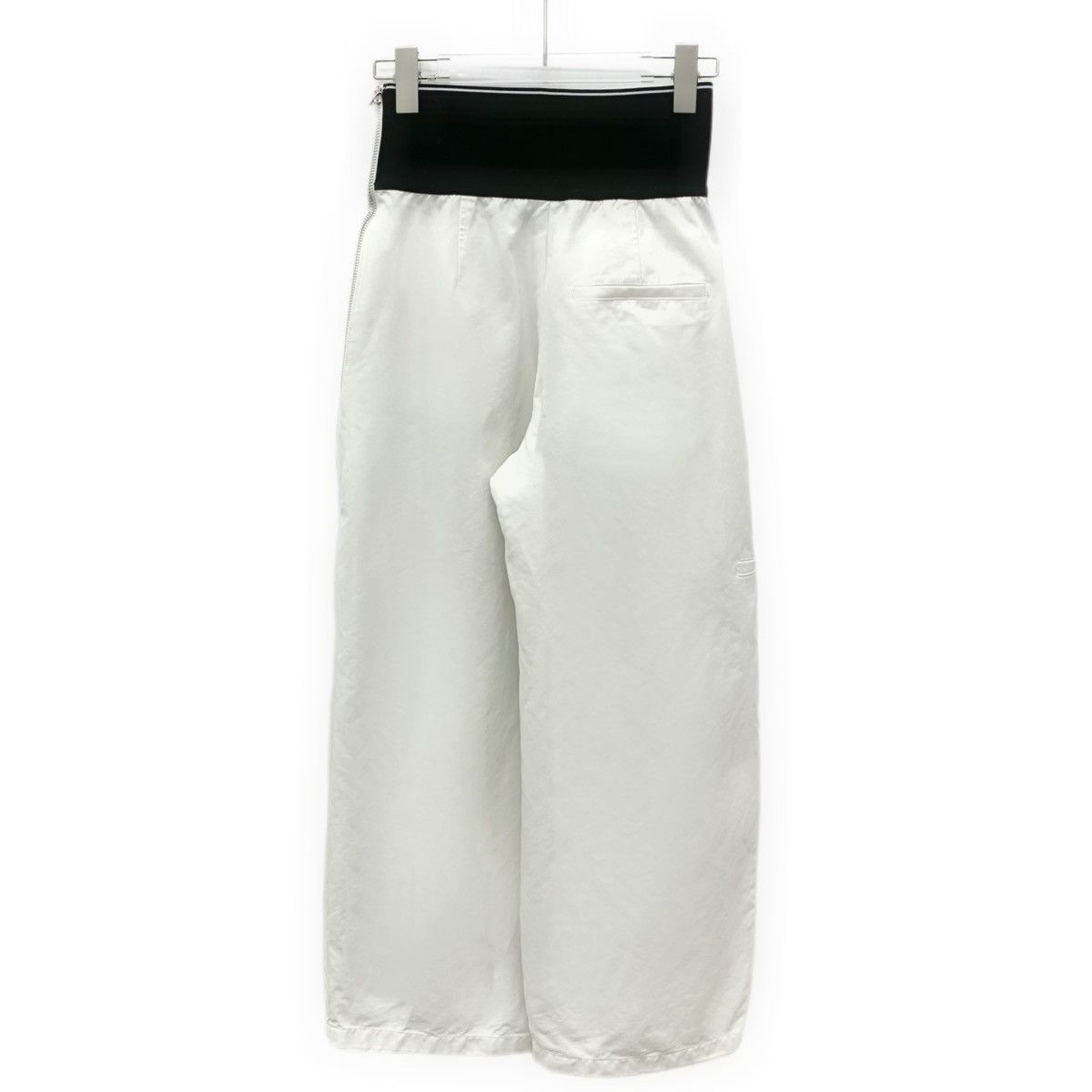 Alexander Wang Alexander Wang Elastic Logo Casual Wide Leg Pants K26WX Size 24" / US 00 / IT 34 - 2 Thumbnail