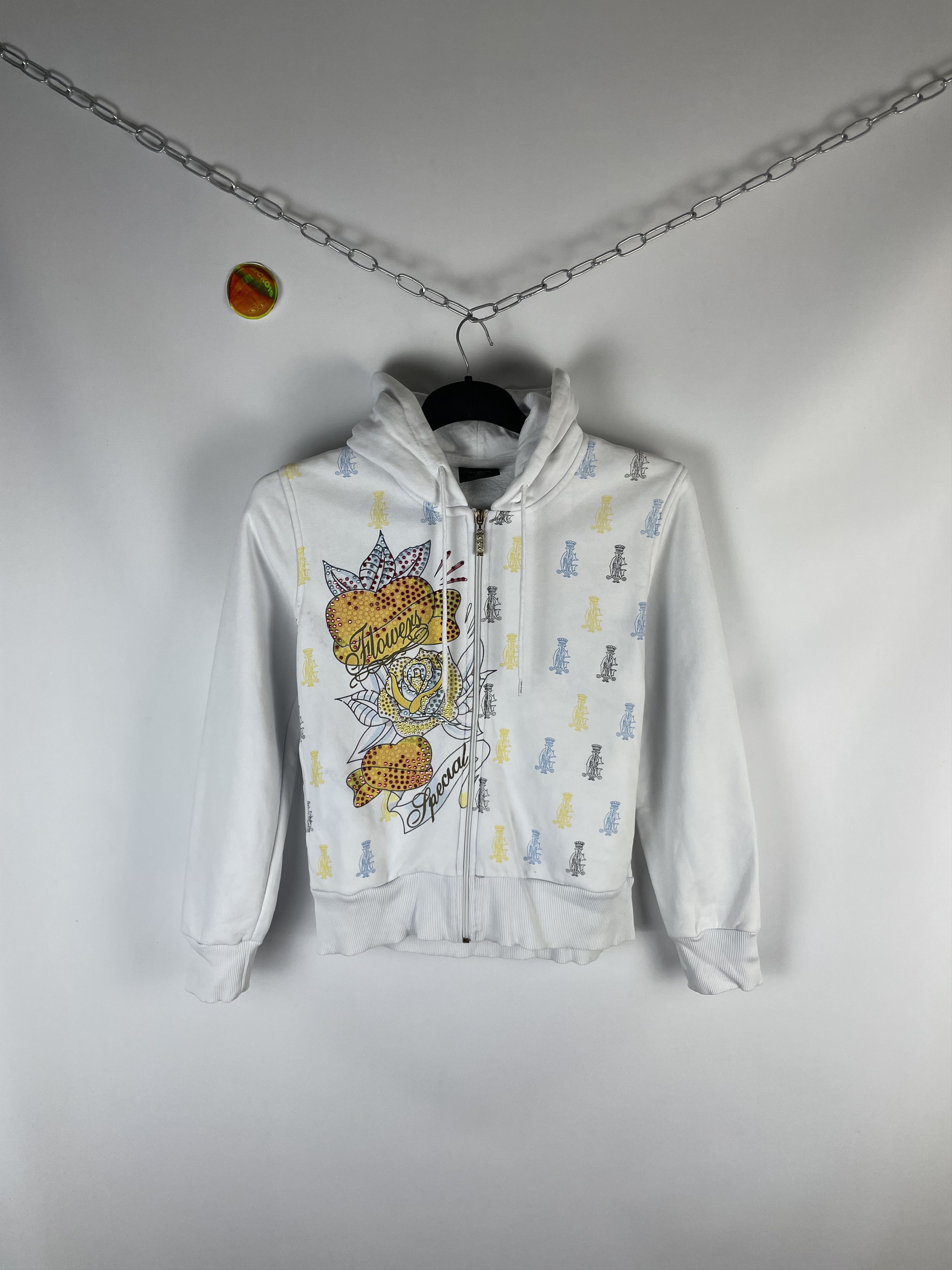 Christian Audigier Vintage y2k Christian Audigier zip up hoodie Size XL / US 12-14 / IT 48-50 - 1 Thumbnail