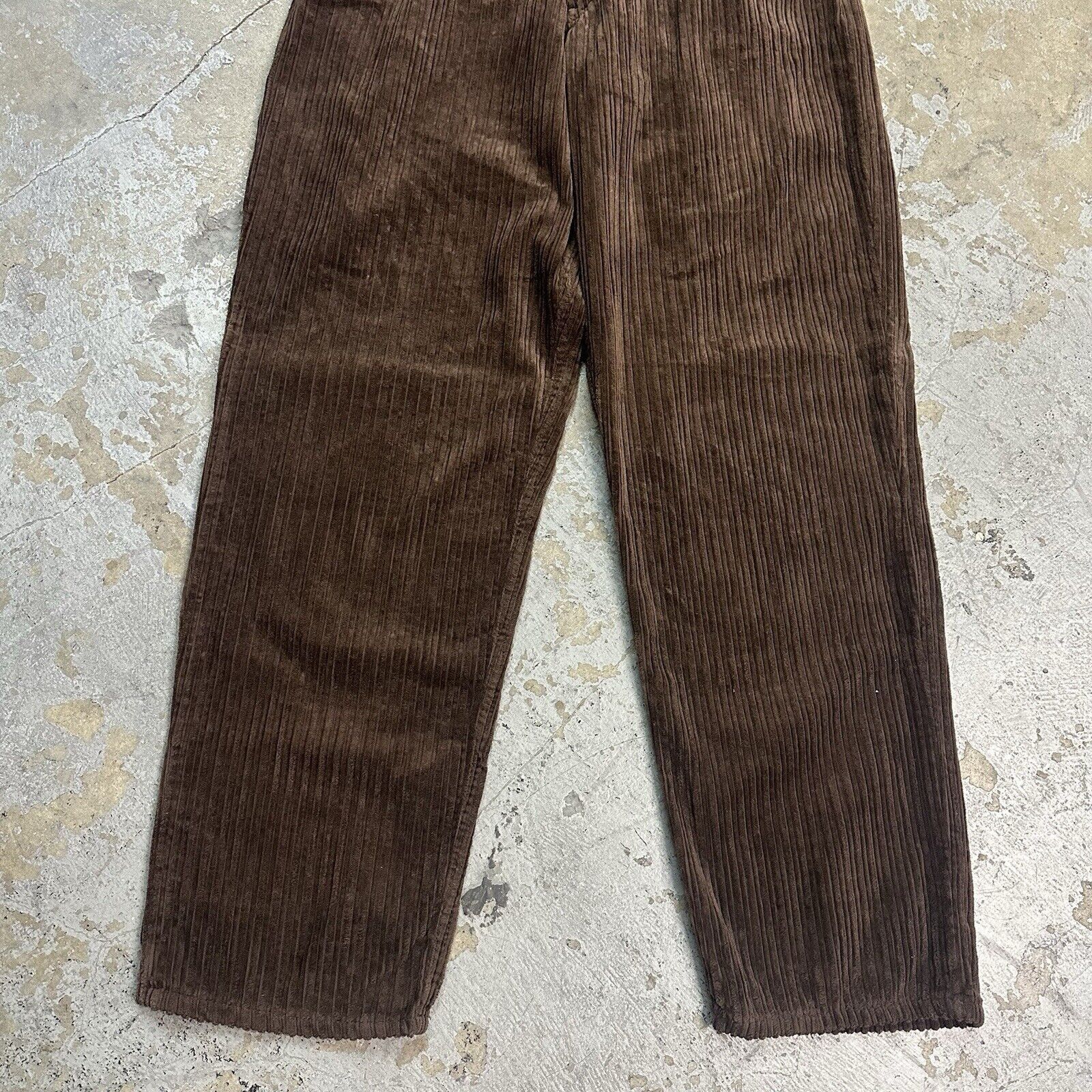 Anchor Blue × Bugle Boy × JNCO NWT Vintage Bugle Boy Brown Loose Baggy Corduroy Pants 36x32 Size US 36 / EU 52 - 3 Thumbnail