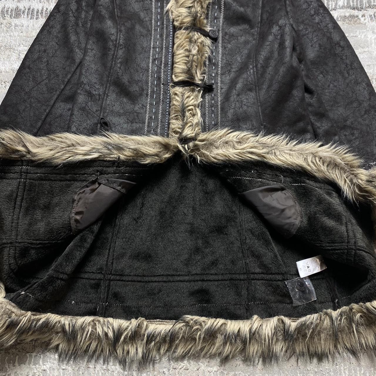 Japanese Brand Rare 80s Afghan Faux Fur Coat Brown M Size M / US 6-8 / IT 42-44 - 4 Thumbnail