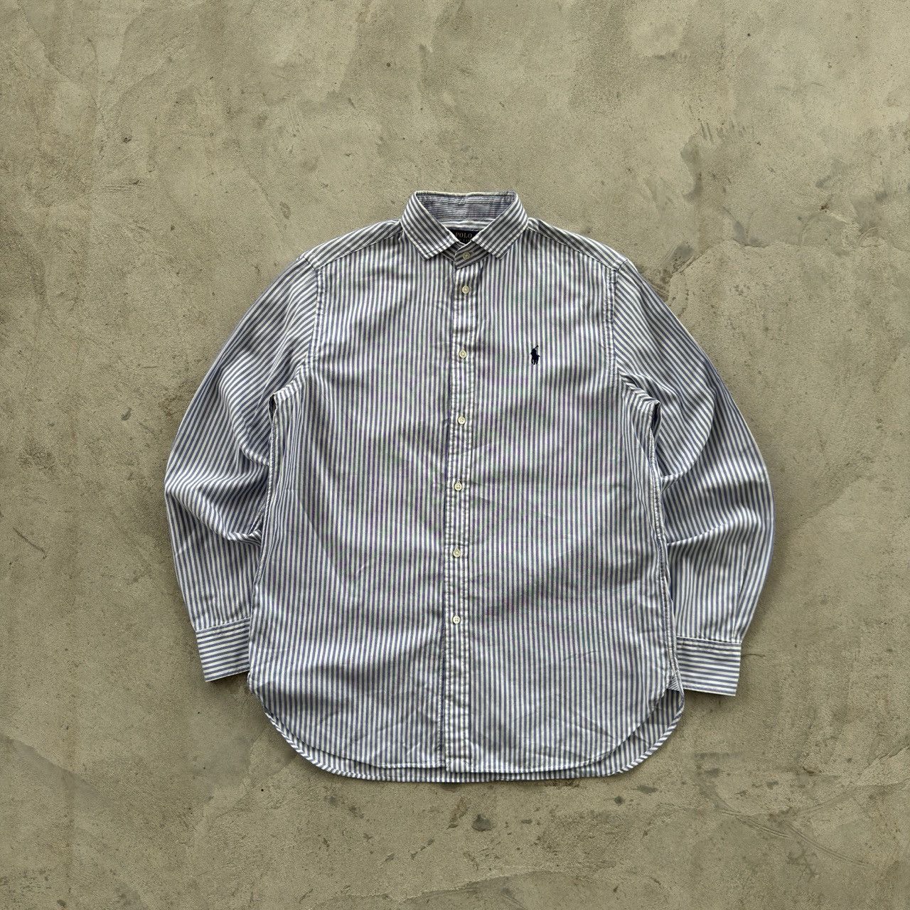 Polo Ralph Lauren Vintage 90s Polo Ralph Lauren Striped Button Ups Shirt Size L / US 10 / IT 46 - 1 Thumbnail