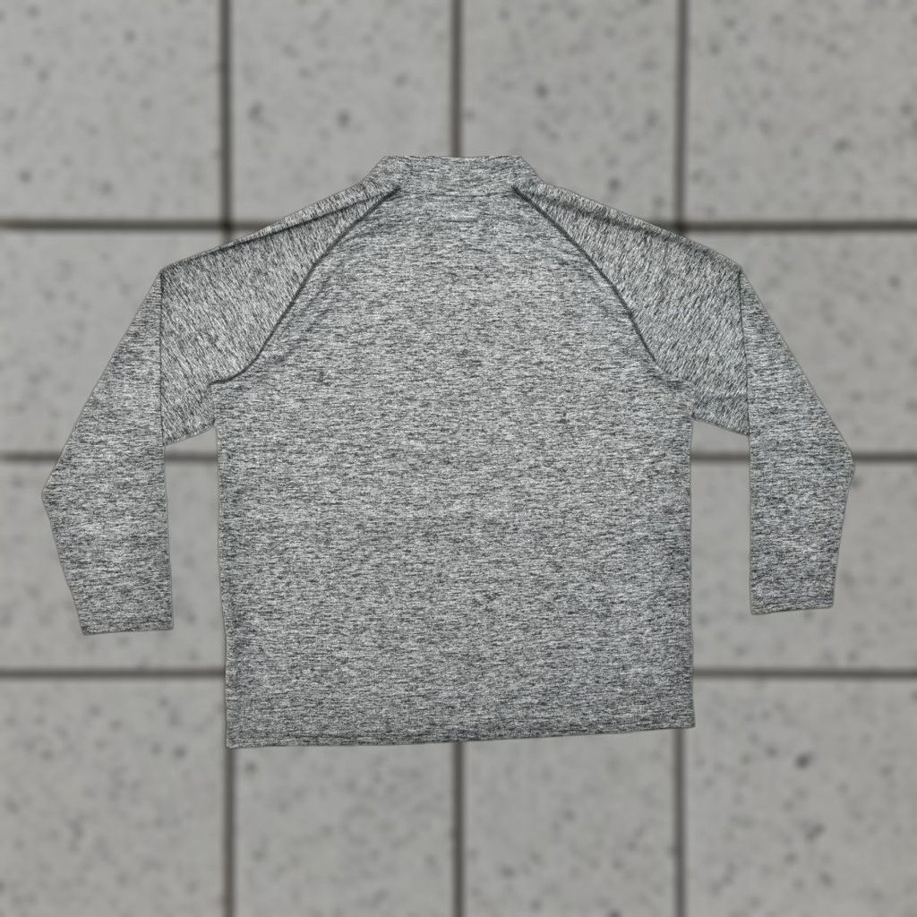 Under Armour Under Armour Mens 2XL Gray Space Dye Quarter Zip Pullover Mock Neck Long Sleeve Pullover HeatGear Casual Sweater Black/Gray (if color known) Size US XXL / EU 58 / 5 - 1 Thumbnail