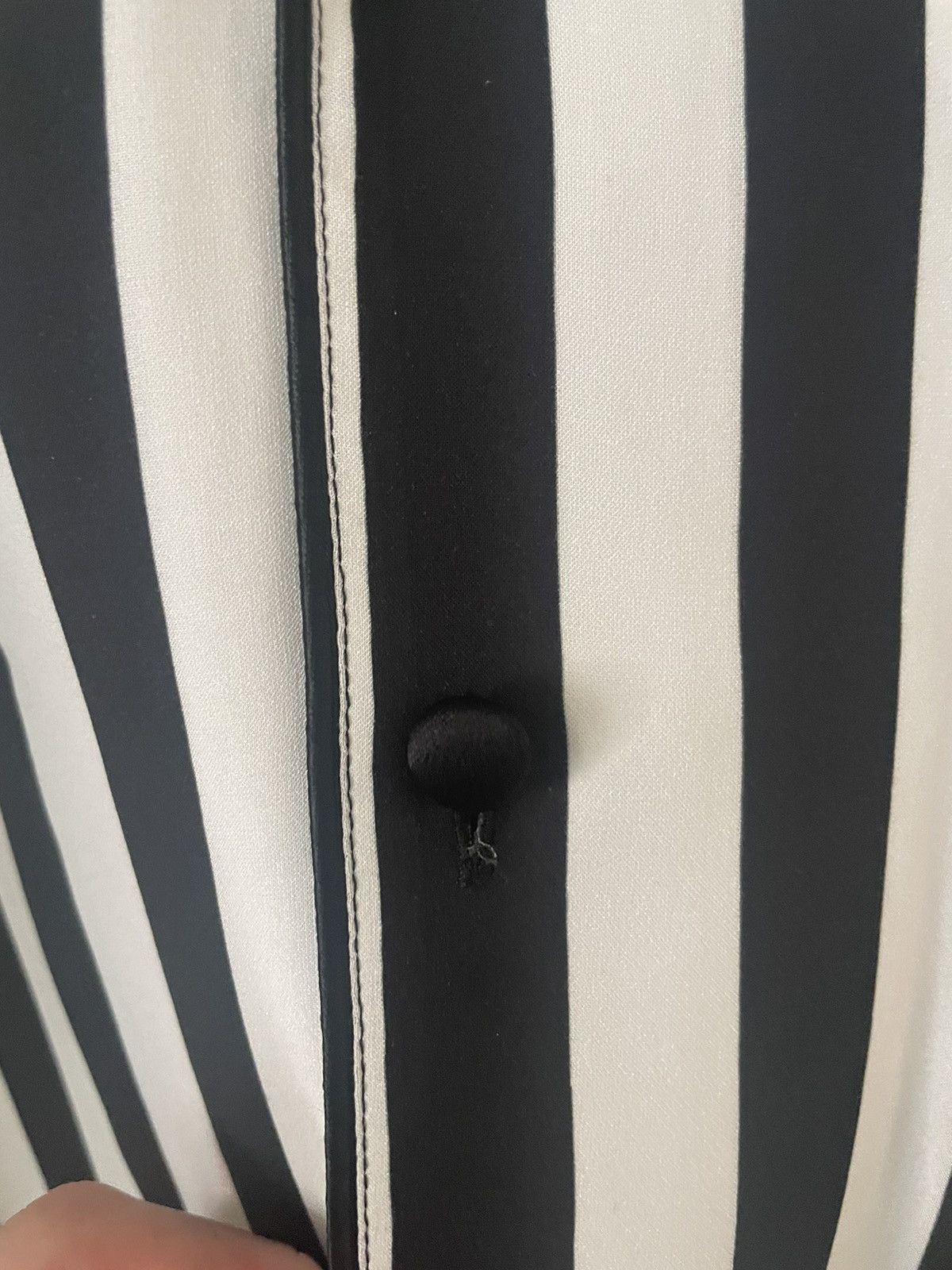 Balmain Striped short sleeve button shirt Size US XXL / EU 58 / 5 - 3 Thumbnail