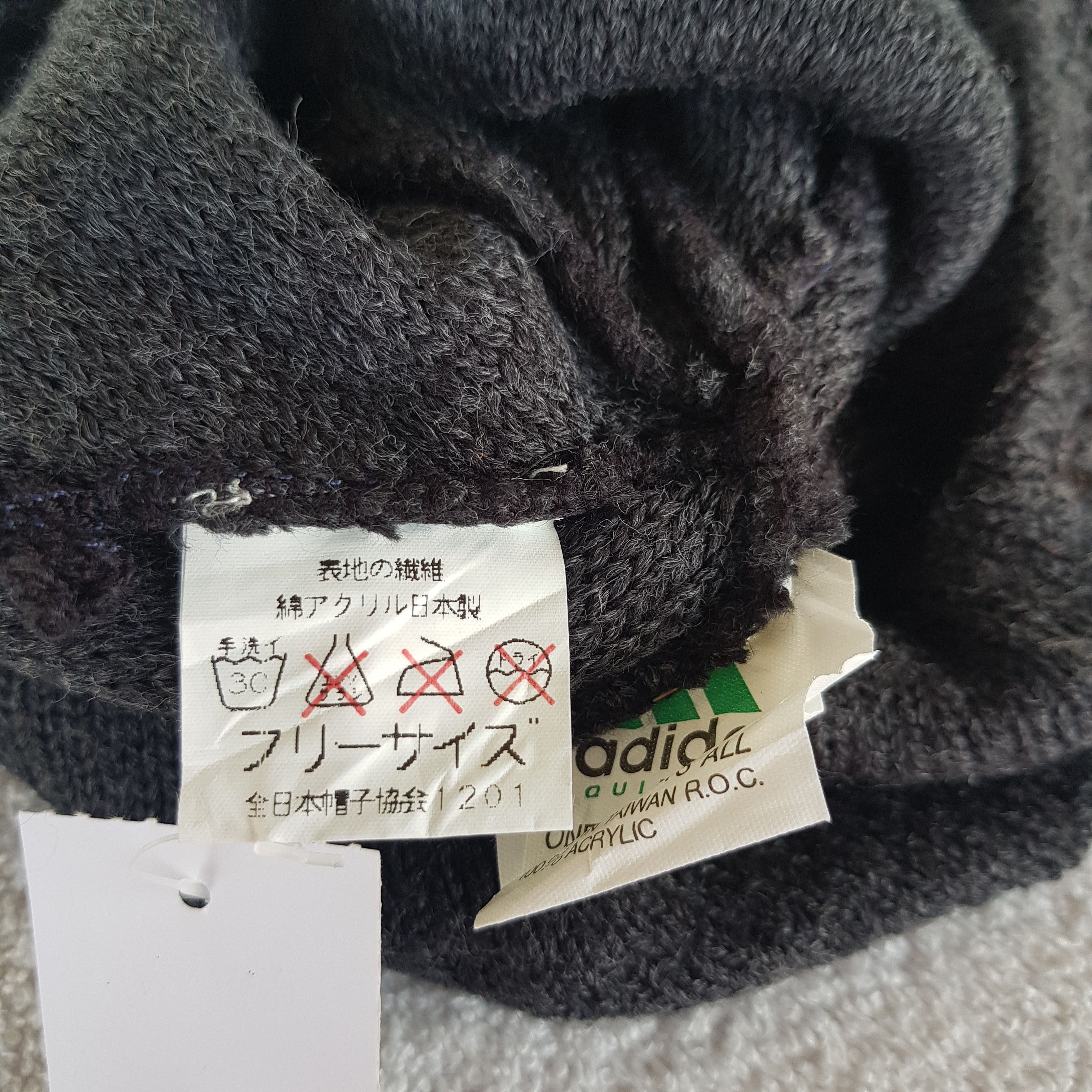 Adidas Vintage 90s Adidas Beanie Fair Isle Ribbed Knit Ski Caps Hat Size ONE SIZE - 9 Thumbnail