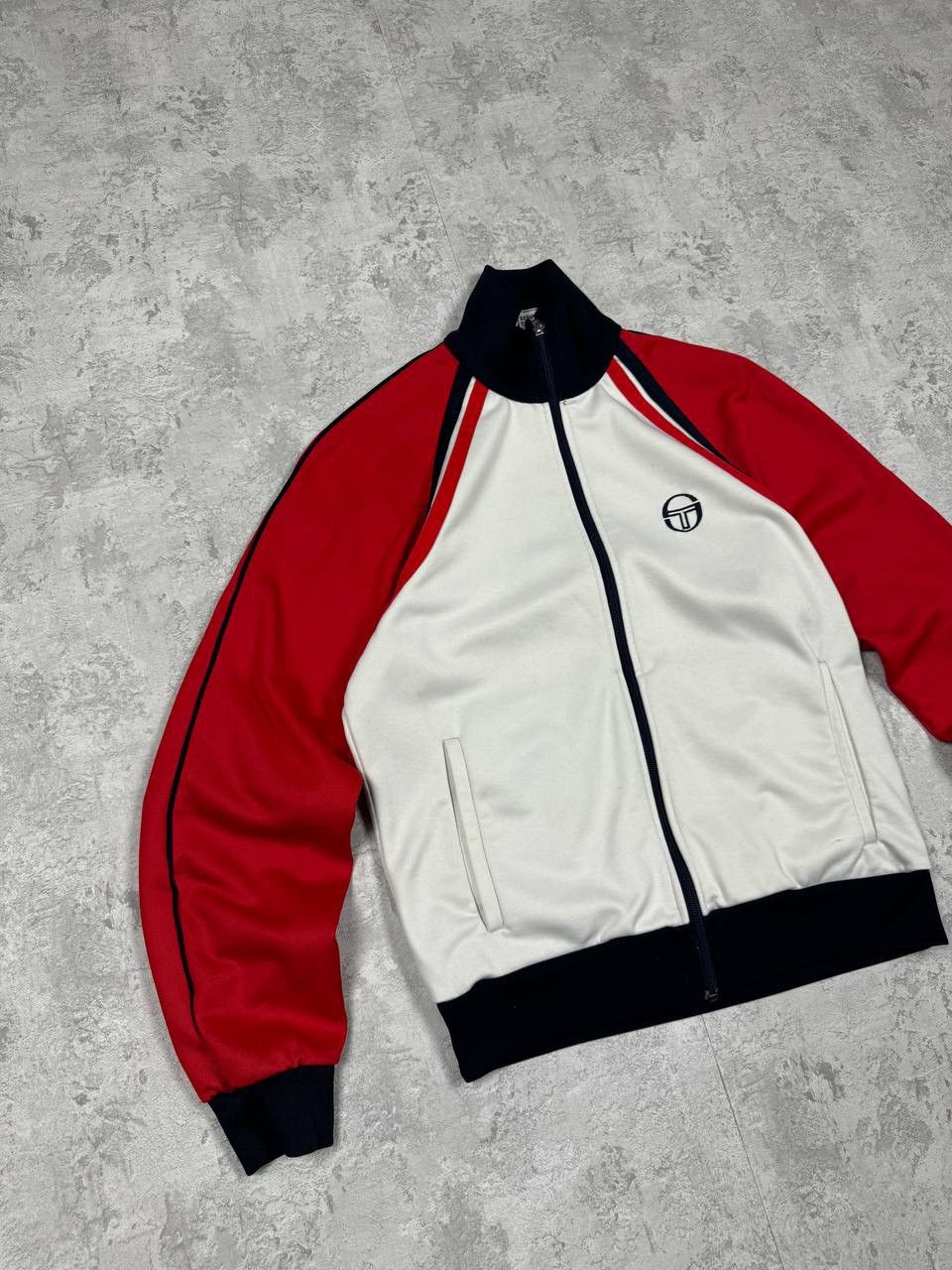Sergio Tacchini RARE Vintage Sergio Tacchini White/Red Track Jacket Size US L / EU 52-54 / 3 - 3 Thumbnail