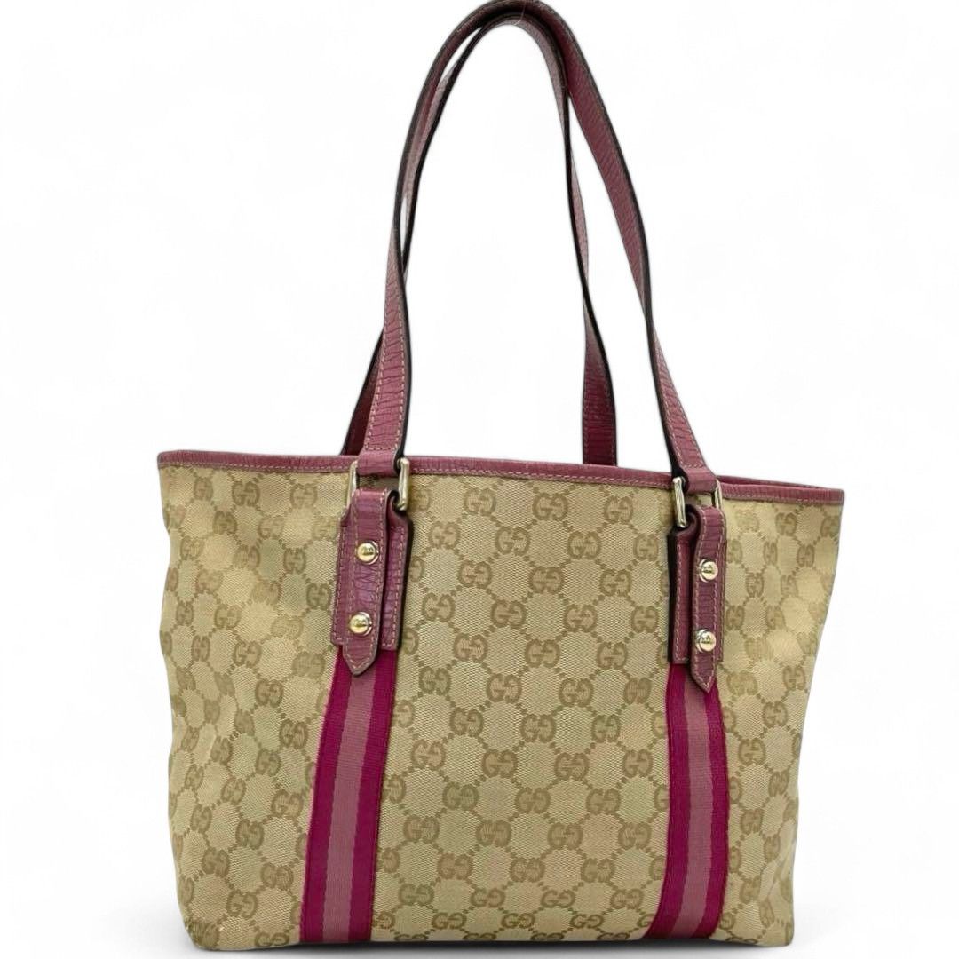 Gucci Gucci - Sherry Line Canvas Handbag Shoulder Bag Size ONE SIZE - 2 Thumbnail