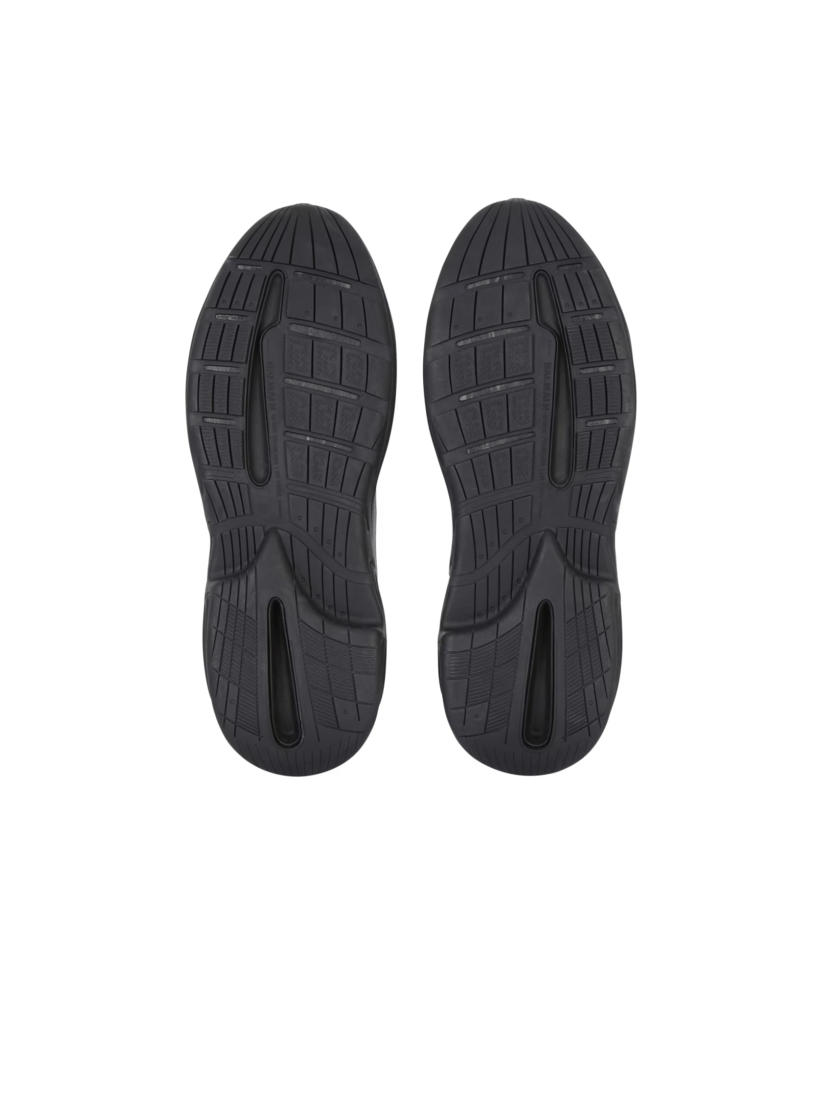 Balmain o1s1wg110325 Run-Row Low-Top Sneakers in Black Size US 10 / EU 43 - 4 Thumbnail