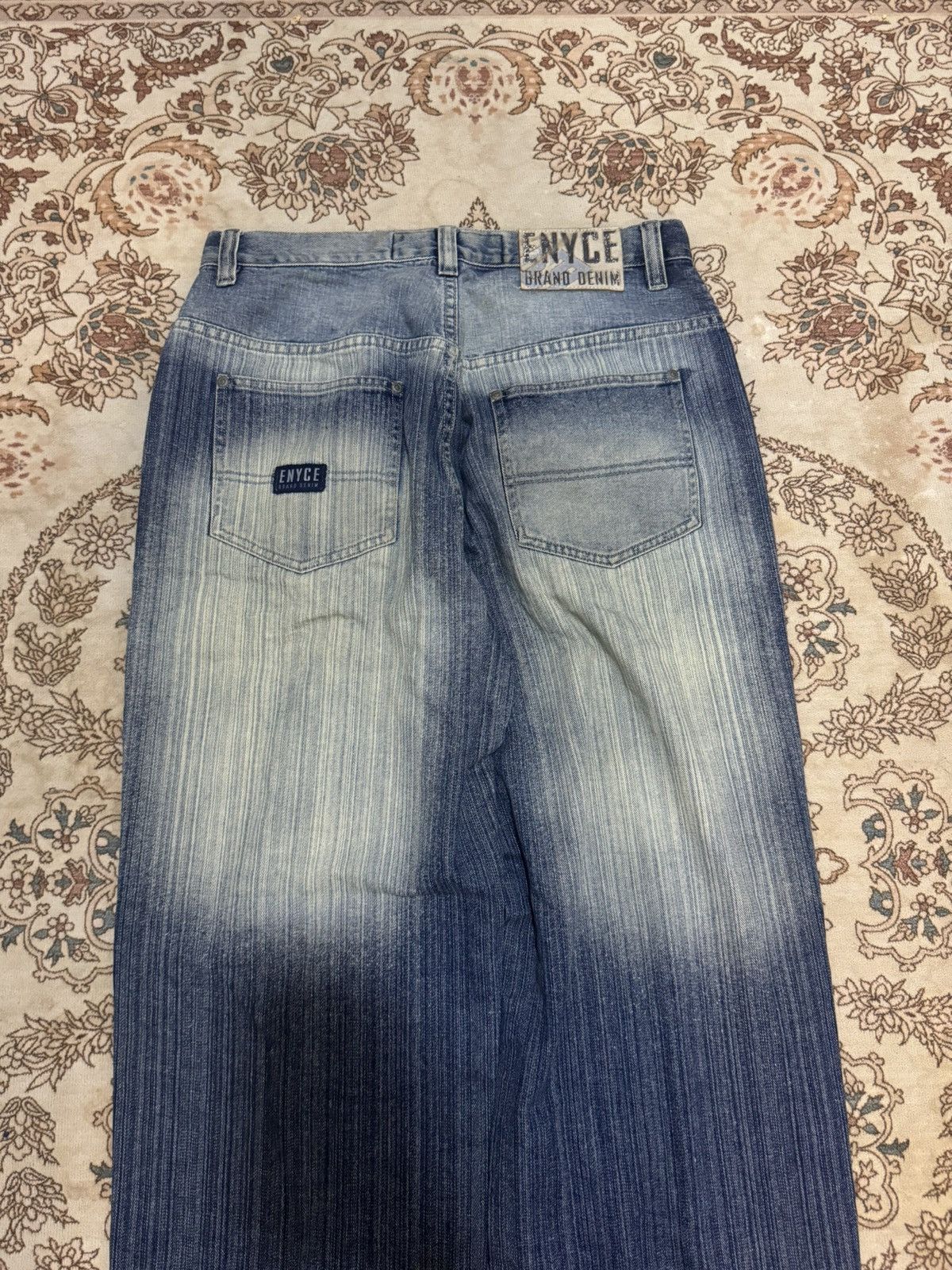 Japanese Brand × Le Grande Bleu (L.G.B.) × Vintage Vintage Y2K Enyce Dirty Baggy Jeans Size US 32 / EU 48 - 8 Thumbnail