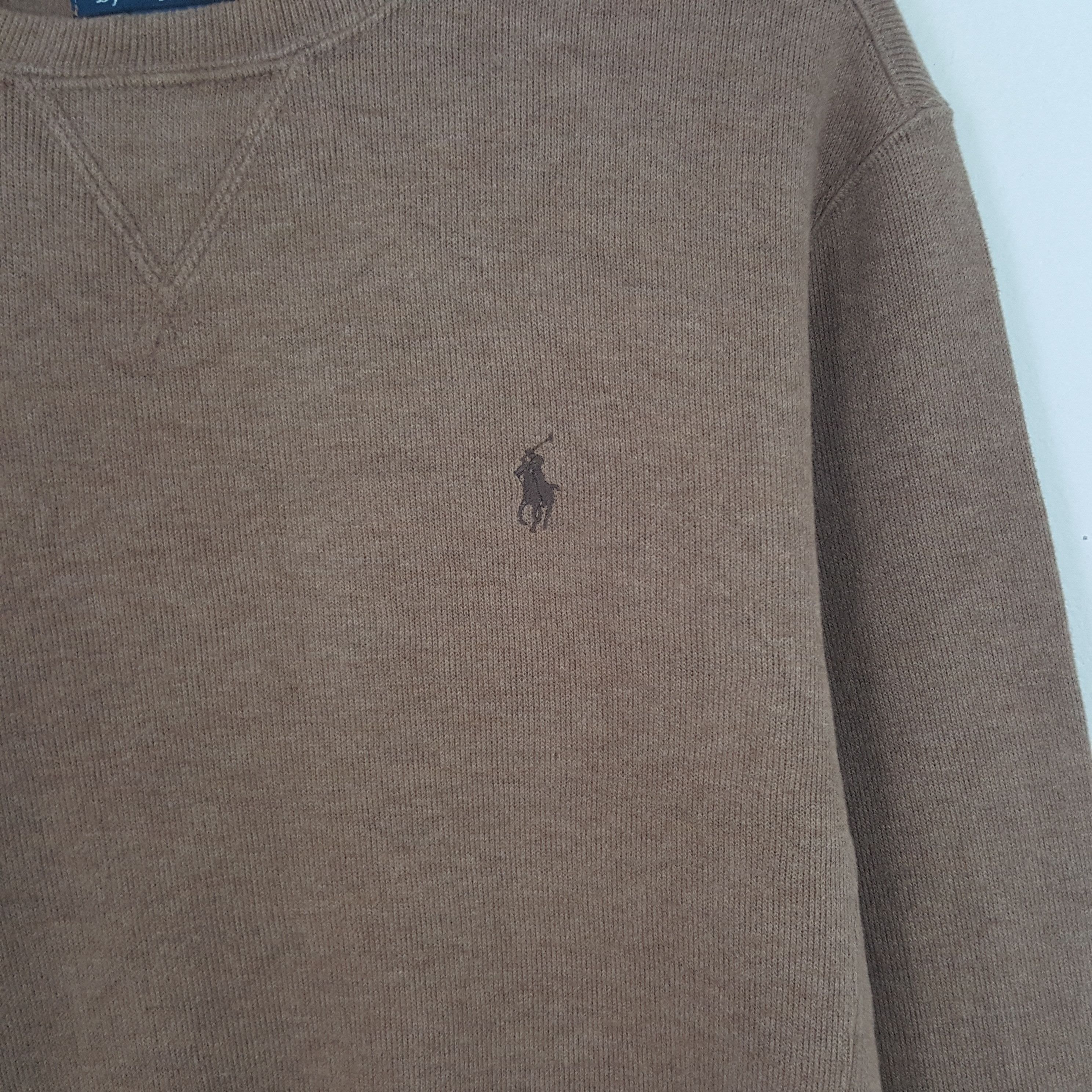 Polo Ralph Lauren × Vintage Vintage Polo Ralph Lauren Patch Logo Sweatshirt Size US S / EU 44-46 / 1 - 2 Thumbnail