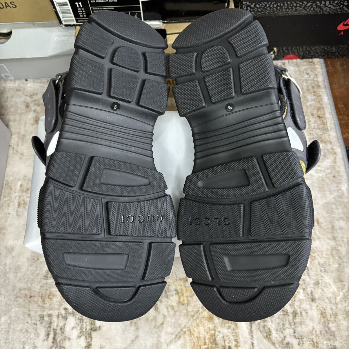 Gucci Size 9 - GUCCI SEGA Sandals Black Bronw 546064 DIR10 1265 Size US 9 / EU 42 - 7 Thumbnail