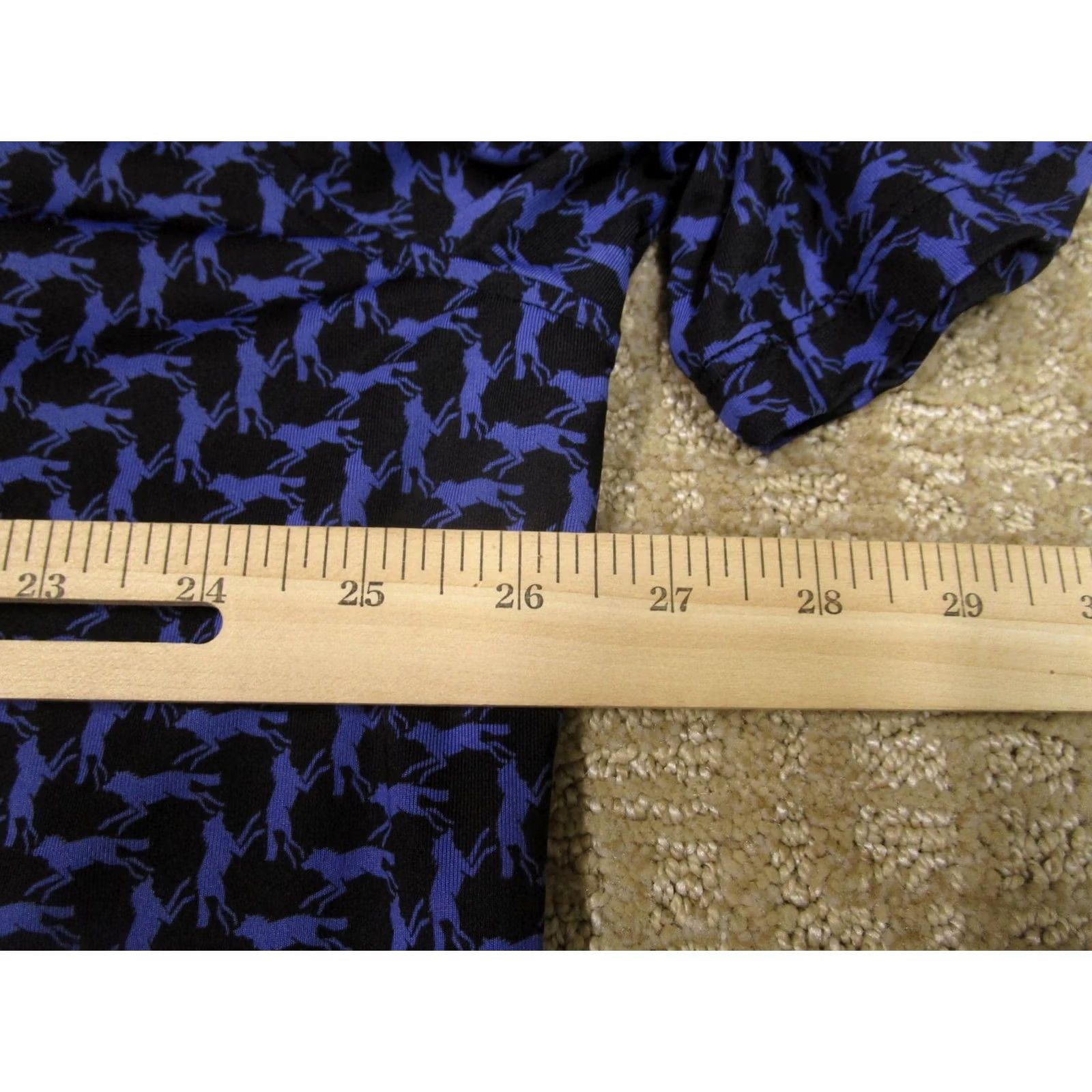 Vintage Greyson Polo Shirt Mens 2XL Blue Animal Print Broadmoor Golf Club Stretch Wolves Shirt Size US XXL / EU 58 / 5 - 6 Thumbnail