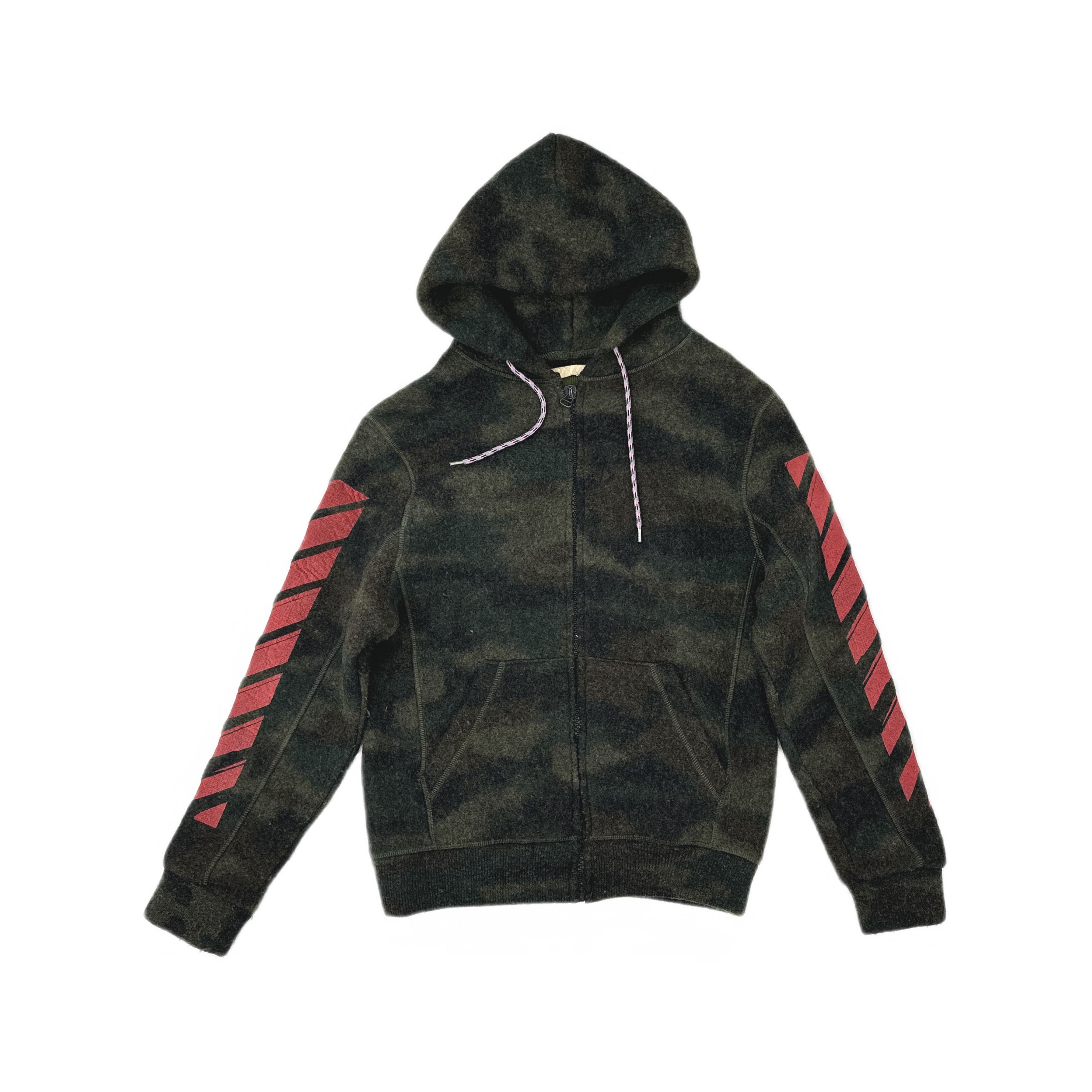 Off-White OFF-WHITE Camo Zip Hoodie Size S Size US S / EU 44-46 / 1 - 1 Thumbnail