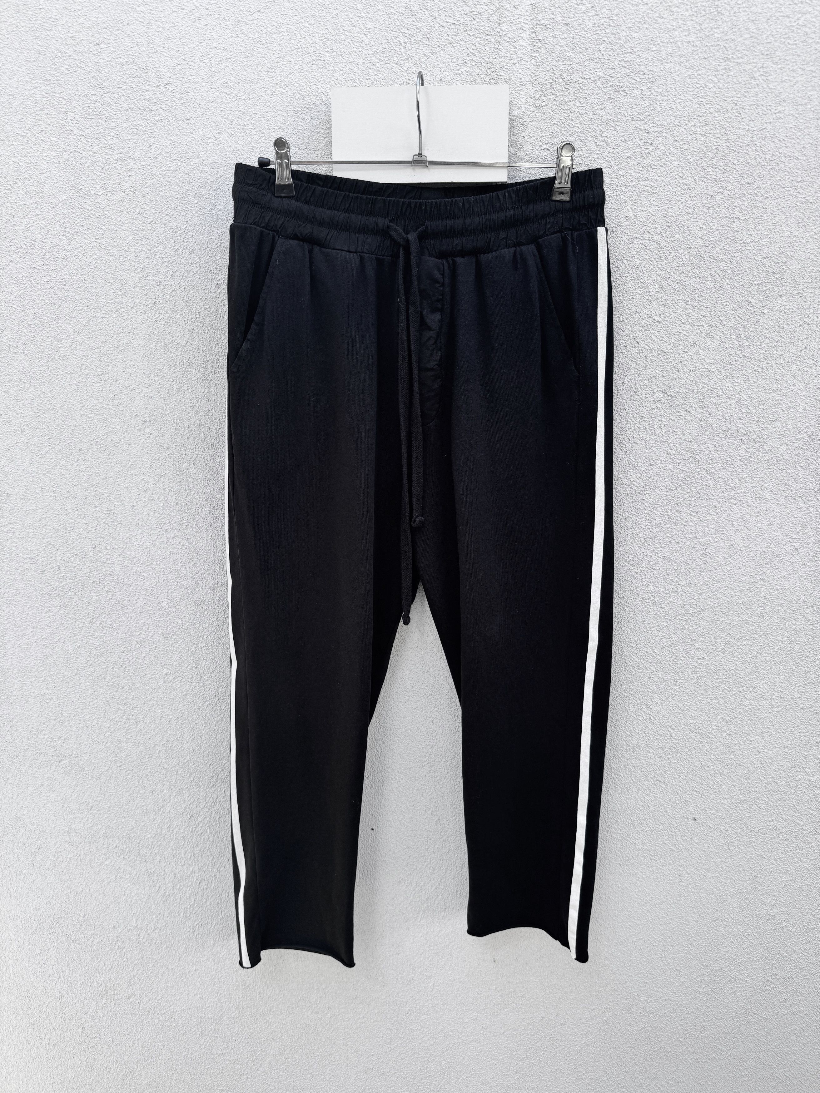 Thom Krom Thom Krom White Line Cropped - Drop Crotch Trousers M Size US 32 / EU 48 - 1 Thumbnail