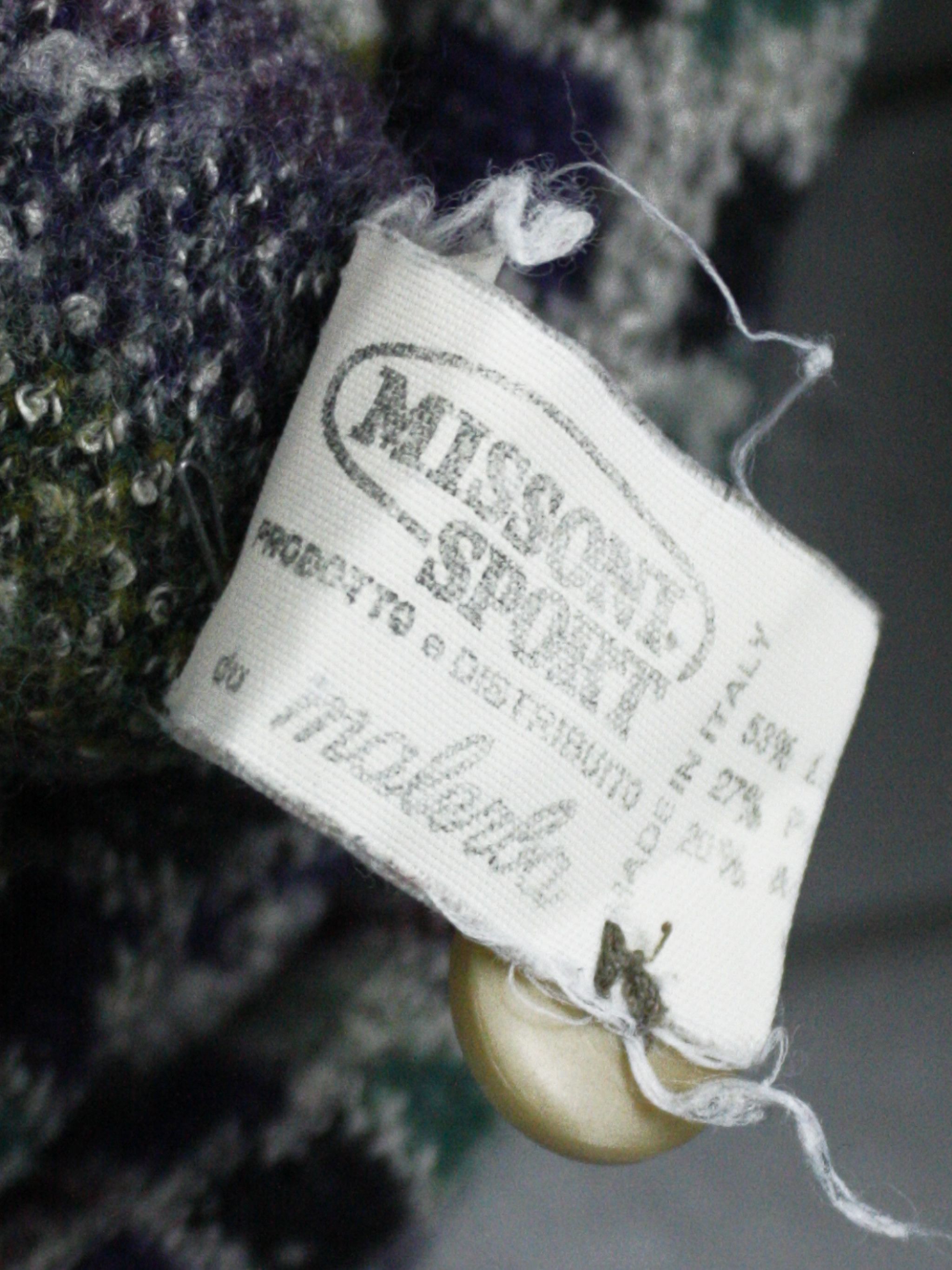 Missoni Missoni Sport Cardigan Knit Button-Up Made in Italy Vintage Size US L / EU 52-54 / 3 - 7 Thumbnail