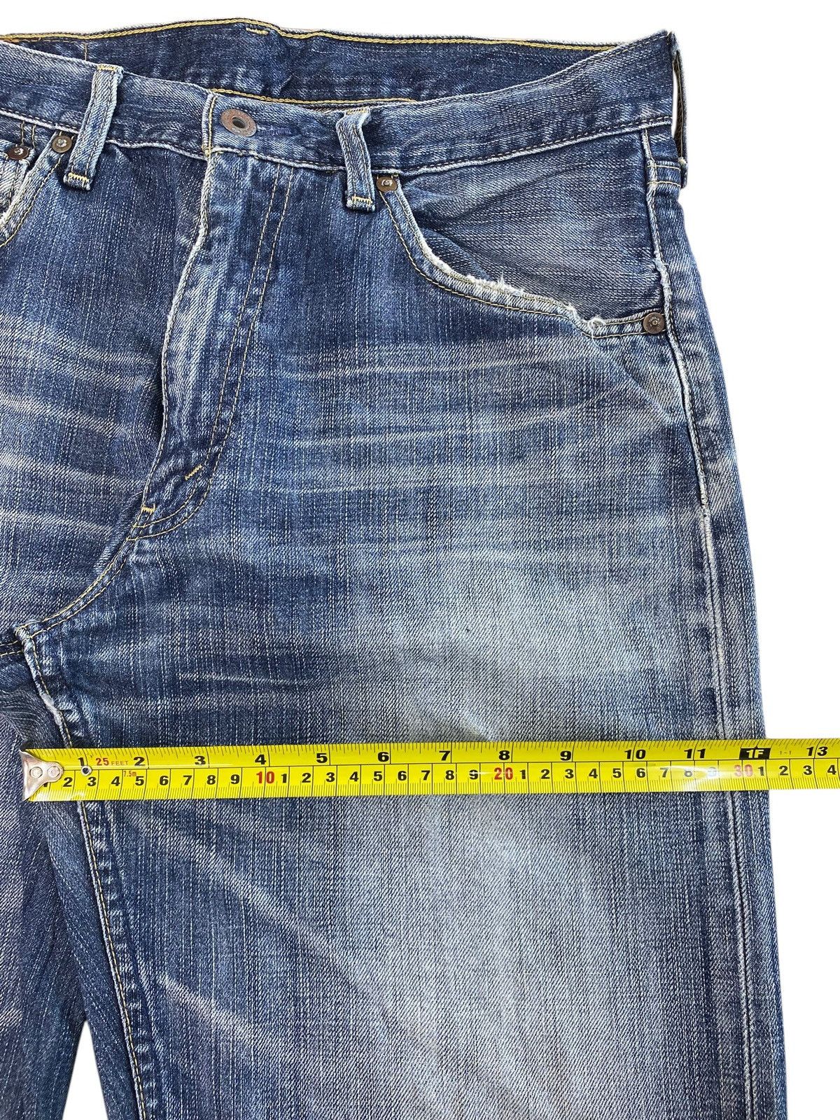Levi's Levi’s 503 Light Washed Whiskered Style Baggy Wide Leg Jeans Size US 32 / EU 48 - 7 Thumbnail