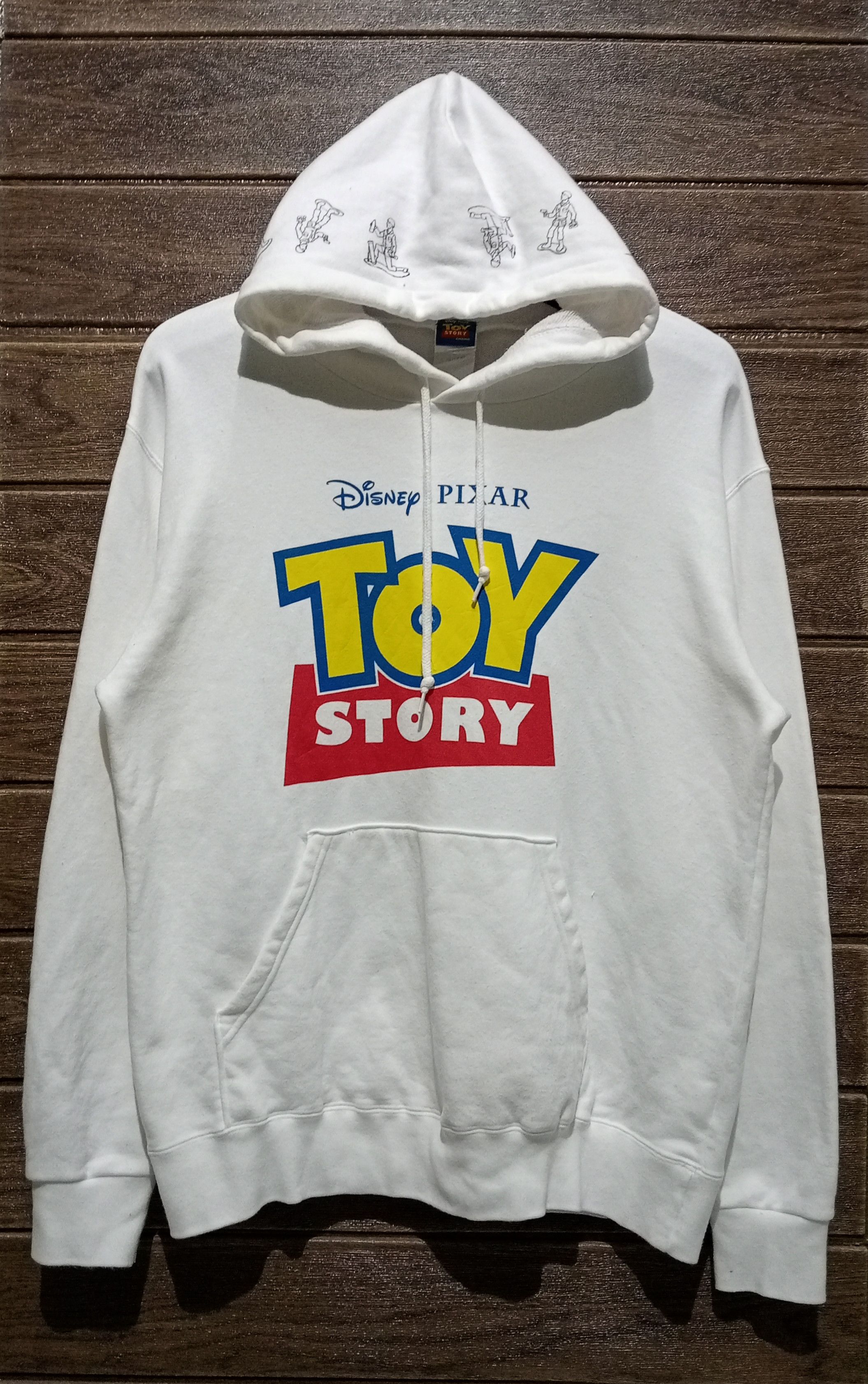 Cartoon Network Vintage Disney Pixar Toy Story Pullover Hoodie Size US L / EU 52-54 / 3 - 1 Thumbnail