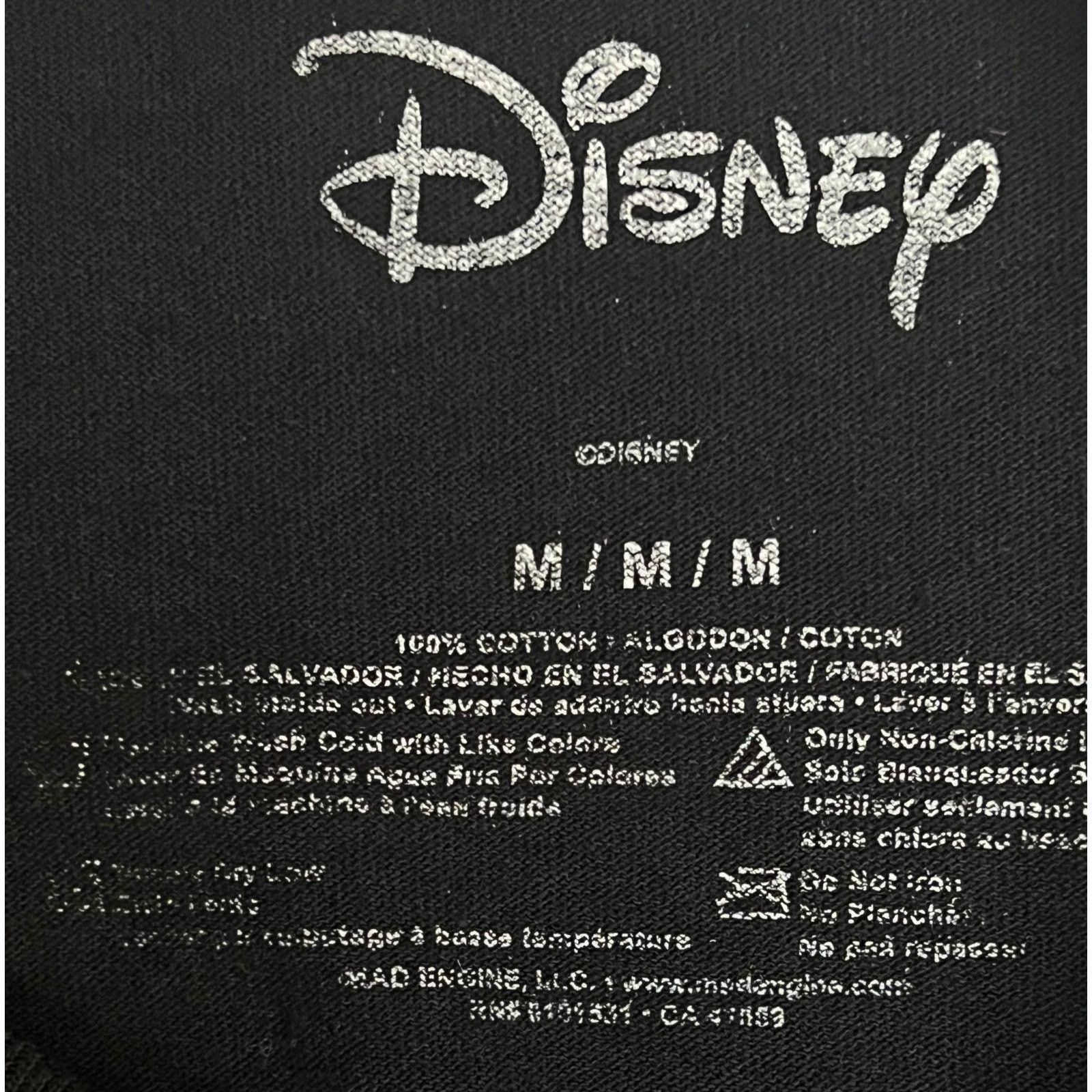 Disney Disney Mickey Mouse Black Shirt White Comic Strip Silhouette Size US M / EU 48-50 / 2 - 5 Thumbnail