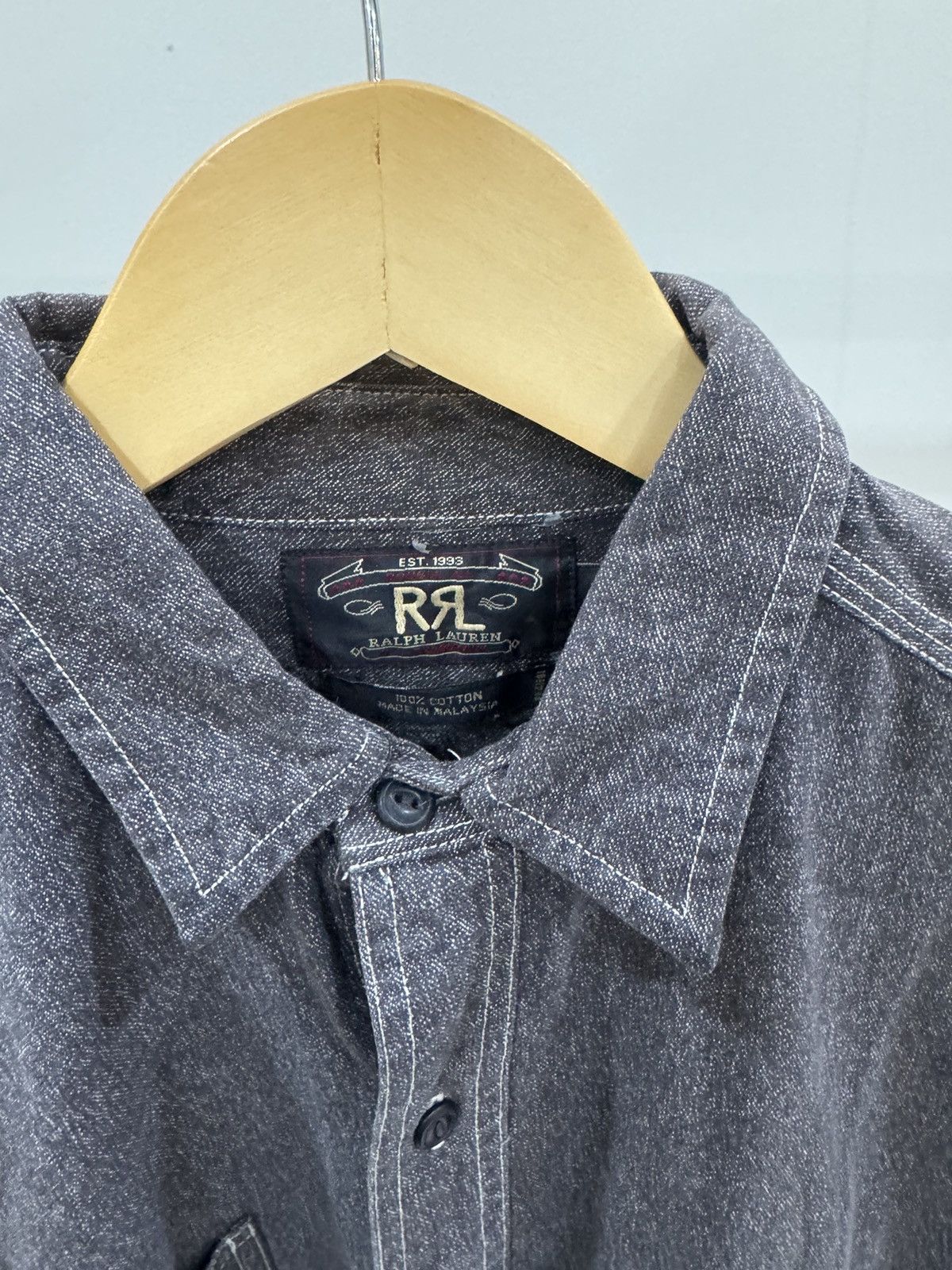 RRL Ralph Lauren Double RL Heavyweight Shirt Size US M / EU 48-50 / 2 - 4 Thumbnail