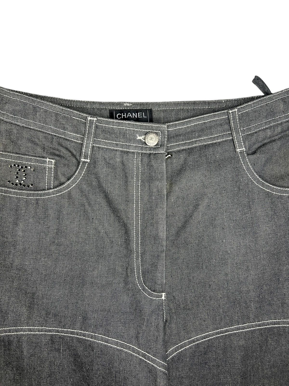 Chanel × Karl Lagerfeld S/S 01 Raw Denim Size 30" / US 8 / IT 44 - 4 Thumbnail
