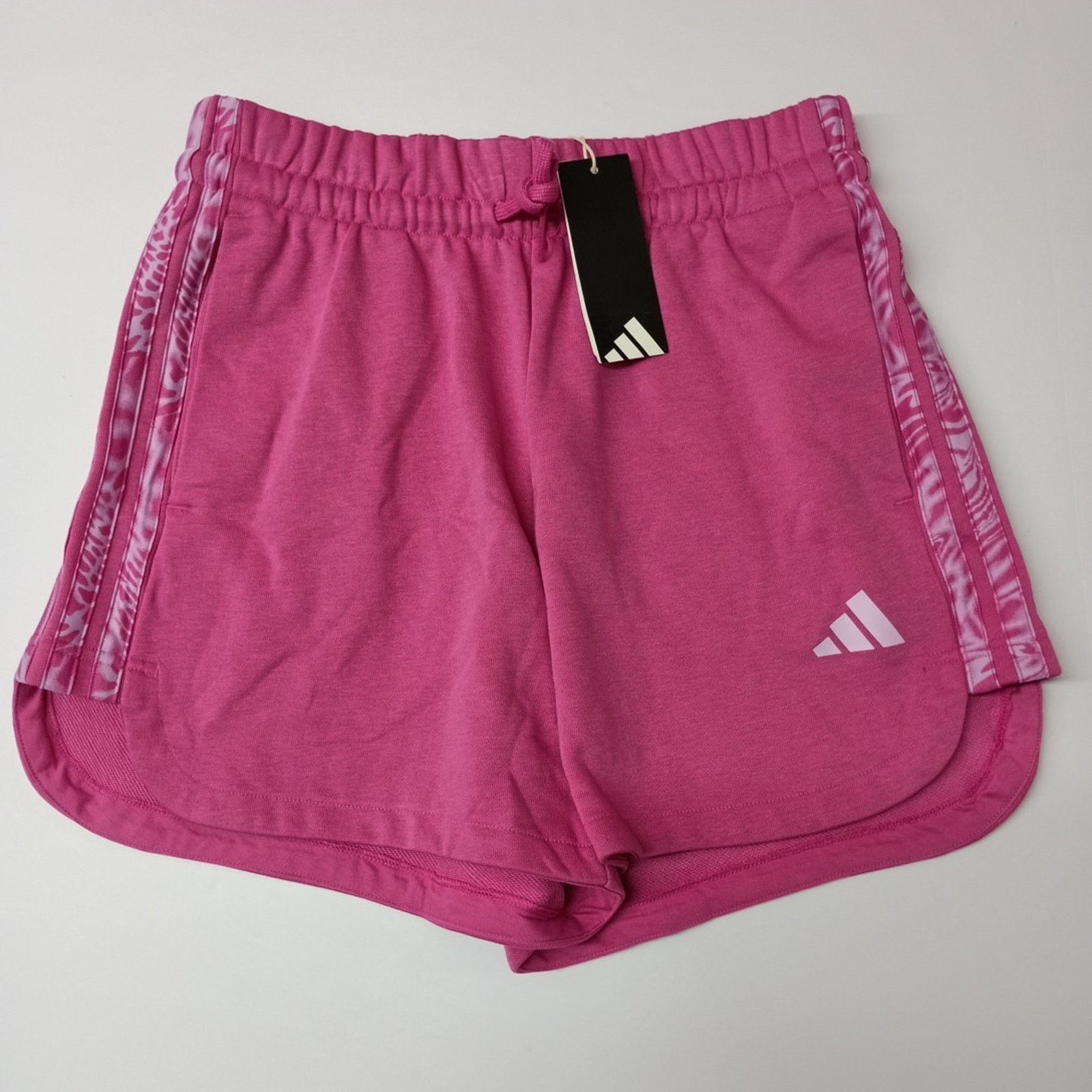 Adidas Adidas 3-Stripes Camouflage-Printed Shorts Women Size M Pink Size 28" / US 6 / IT 42 - 1 Thumbnail