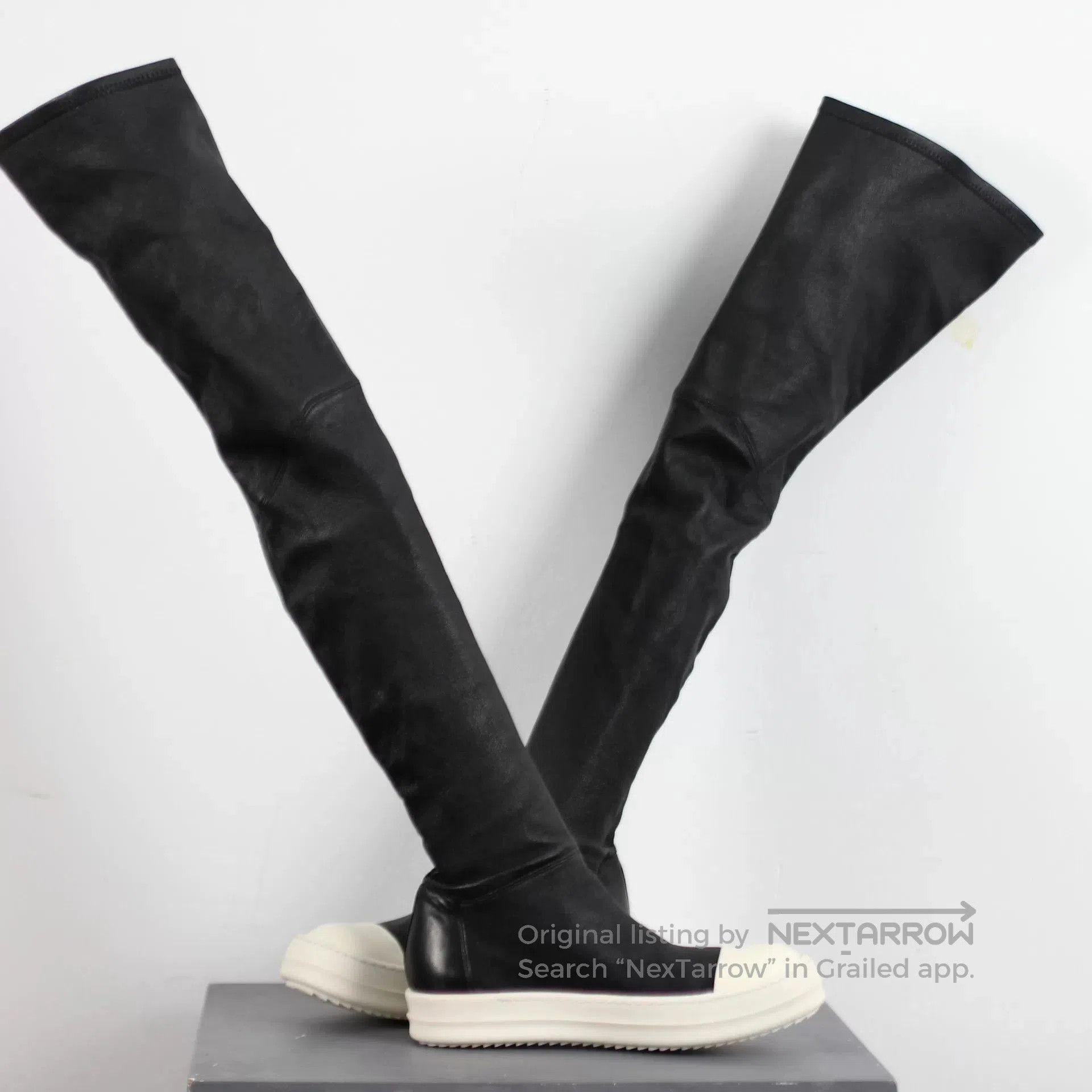 Rick Owens Rick Owens Black Goddess Boots for Women. Size US 5 / IT 35 - 5 Thumbnail