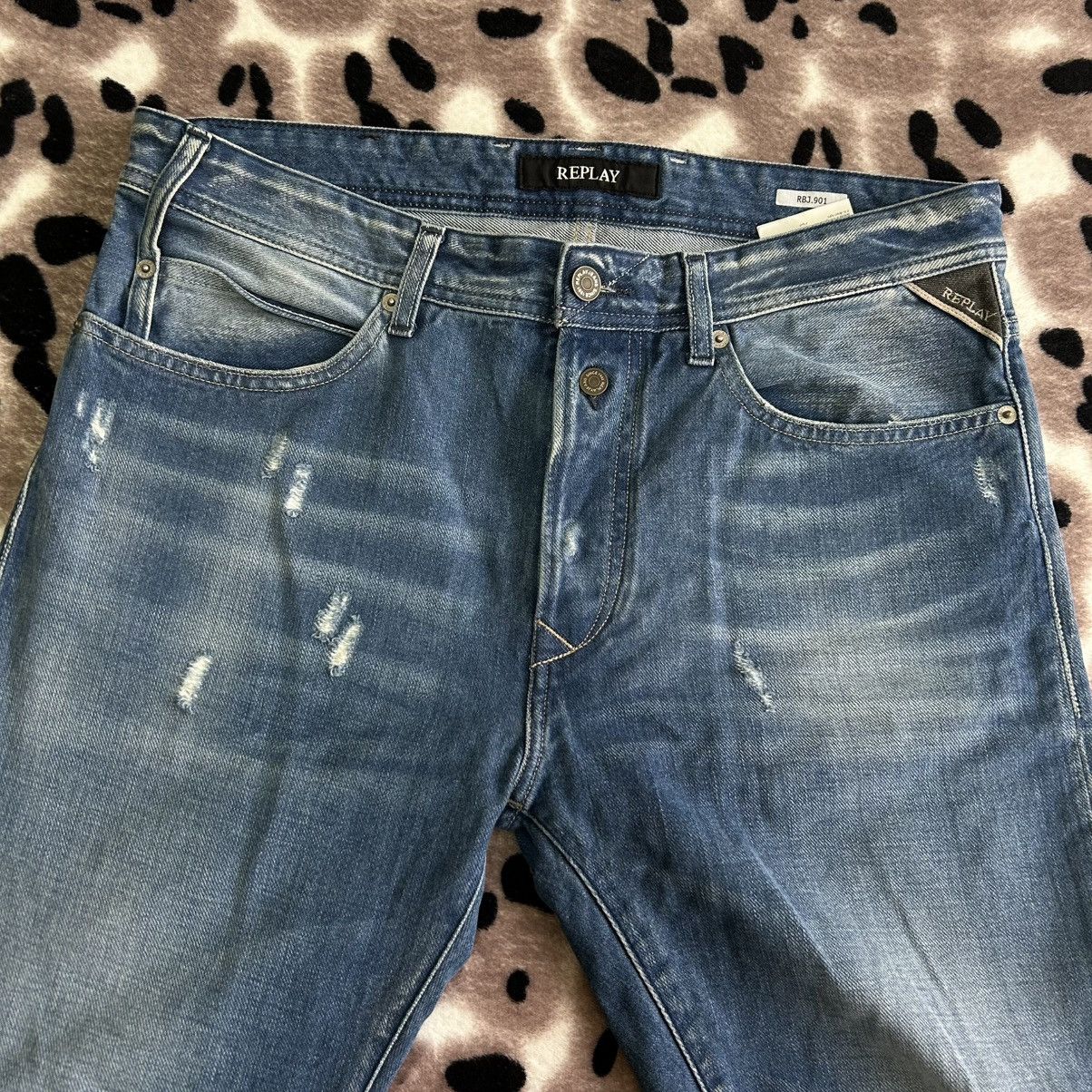 Replay Replay Anbass Slim Fitt Casual Streetwear Jeans Size US 32 / EU 48 - 5 Thumbnail
