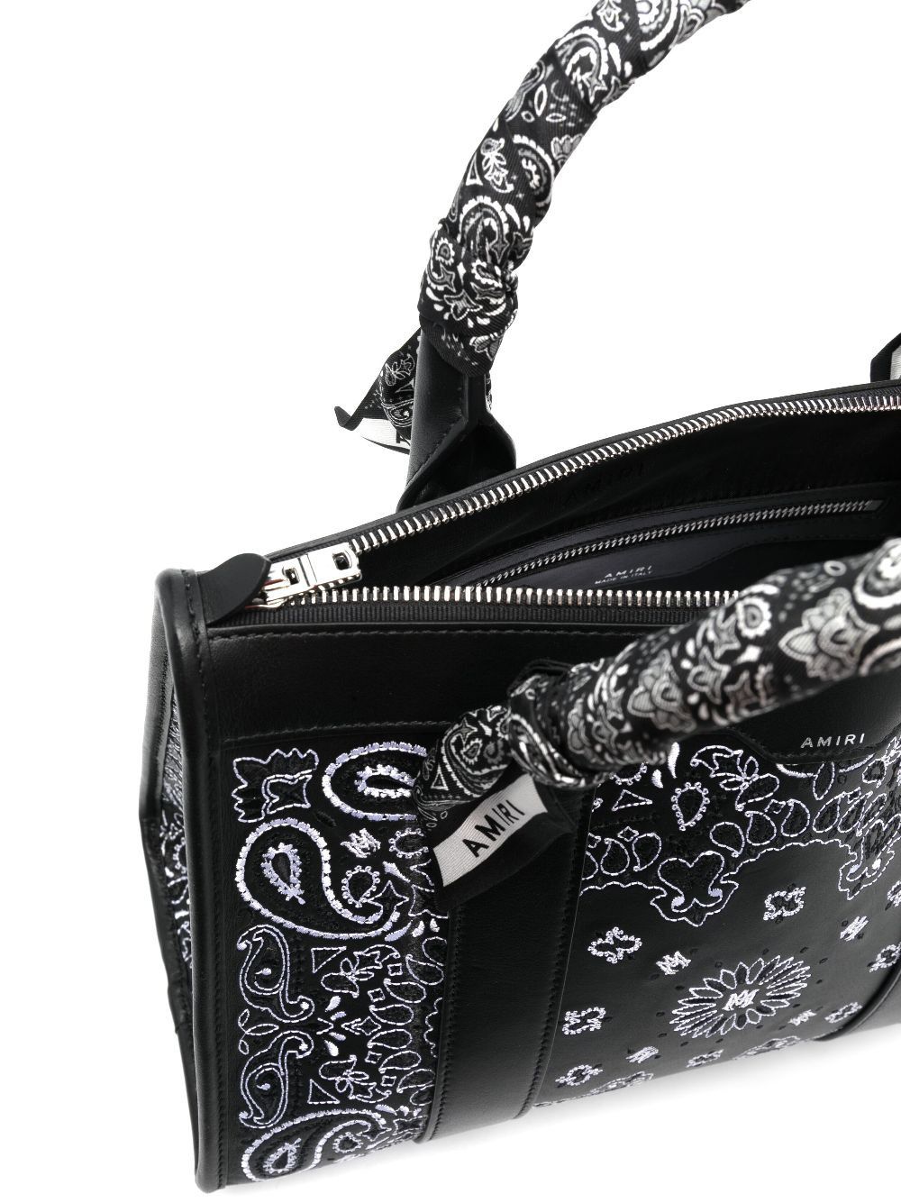 Amiri o1w1db11224 Size: OS / Micro Triangle Leather Tote Bag Black Size ONE SIZE - 4 Thumbnail