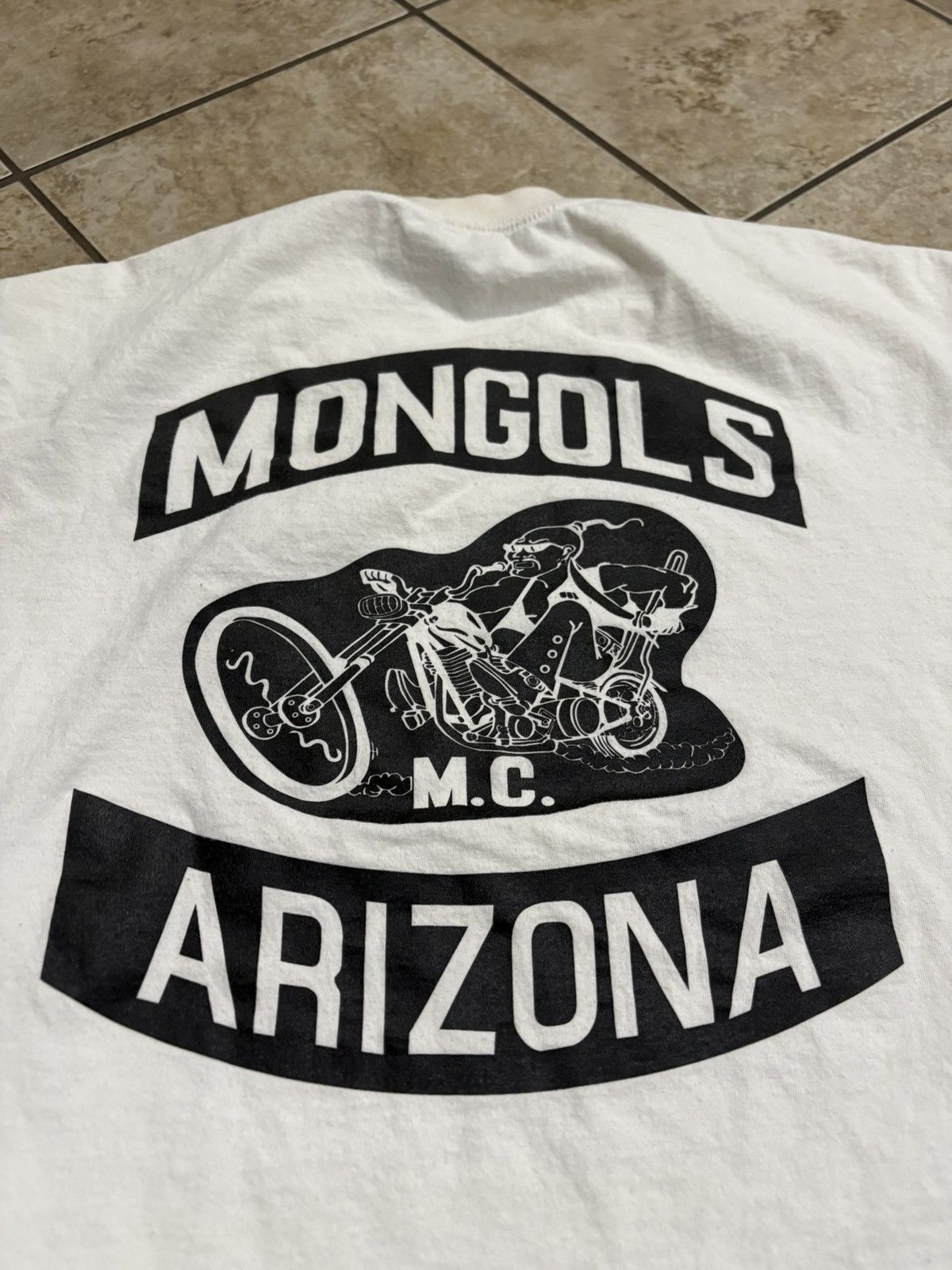 Vintage Outlaw biker tee Size US XL / EU 56 / 4 - 5 Thumbnail
