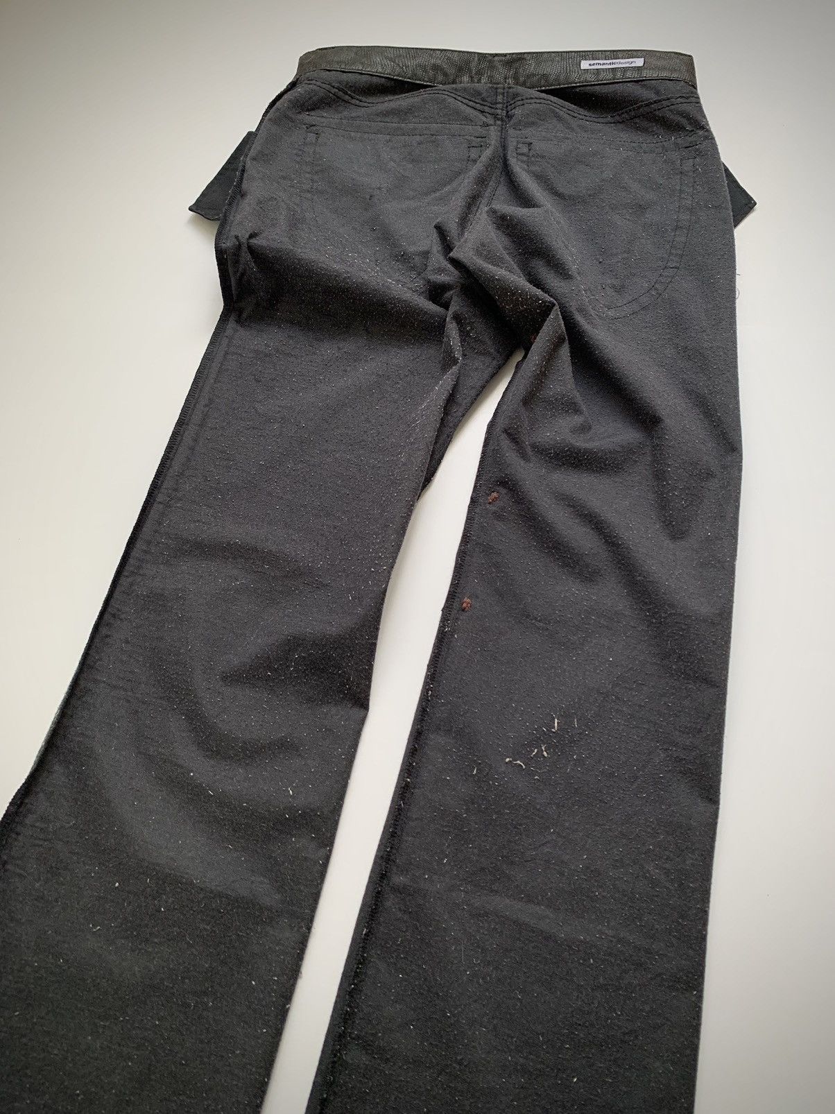 Japanese Brand 2000s Semantic Design Boot Cut Pant Size US 31 - 17 Thumbnail