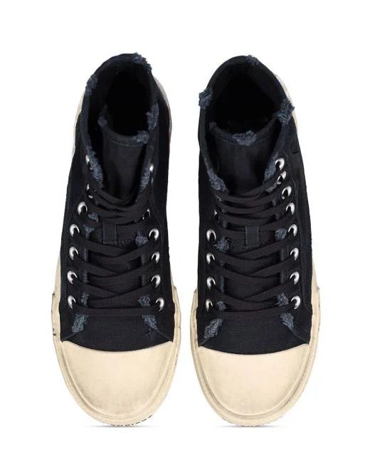 Balenciaga oc11z10624 Paris High 'Graffiti Sneaker in Black Size US 11 / EU 44 - 6 Thumbnail