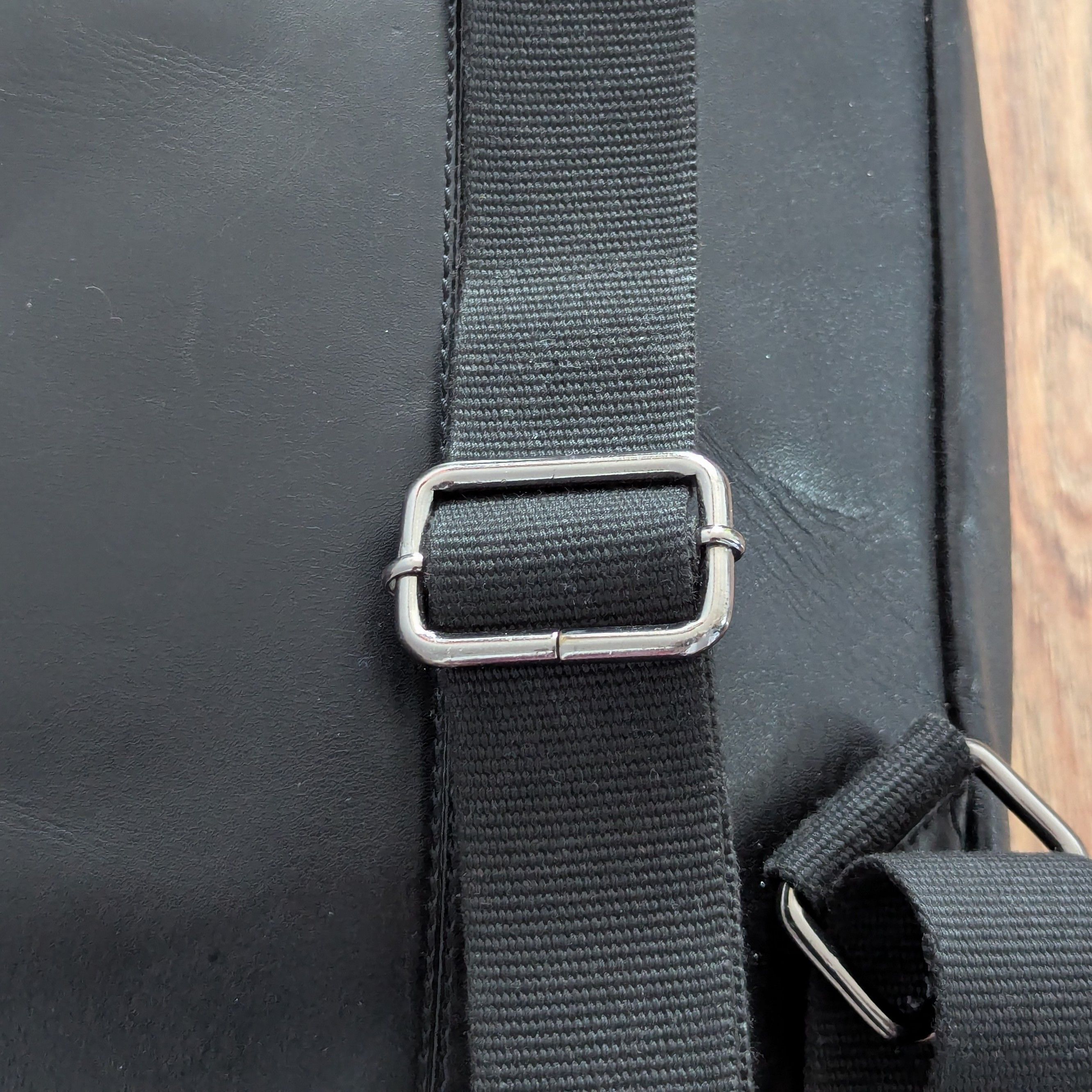 Leather × Strellson Strellson Leather Men's Back Pack Black Rukzak Luxury Brand Size ONE SIZE - 16 Thumbnail