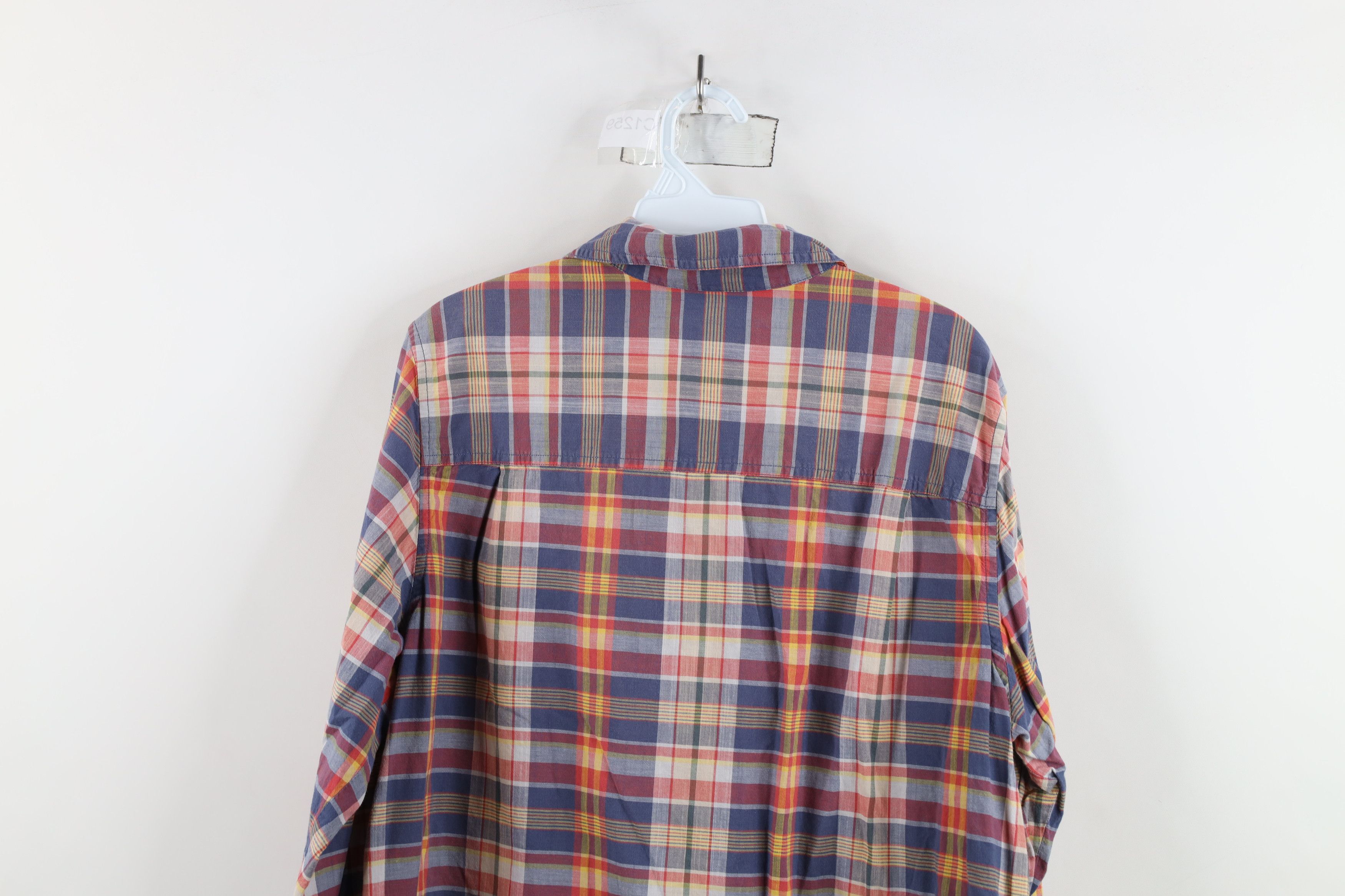 Pendleton × Vintage Vintage Pendleton Lightweight Rainbow Madras Button Shirt Size XL / US 12-14 / IT 48-50 - 12 Thumbnail